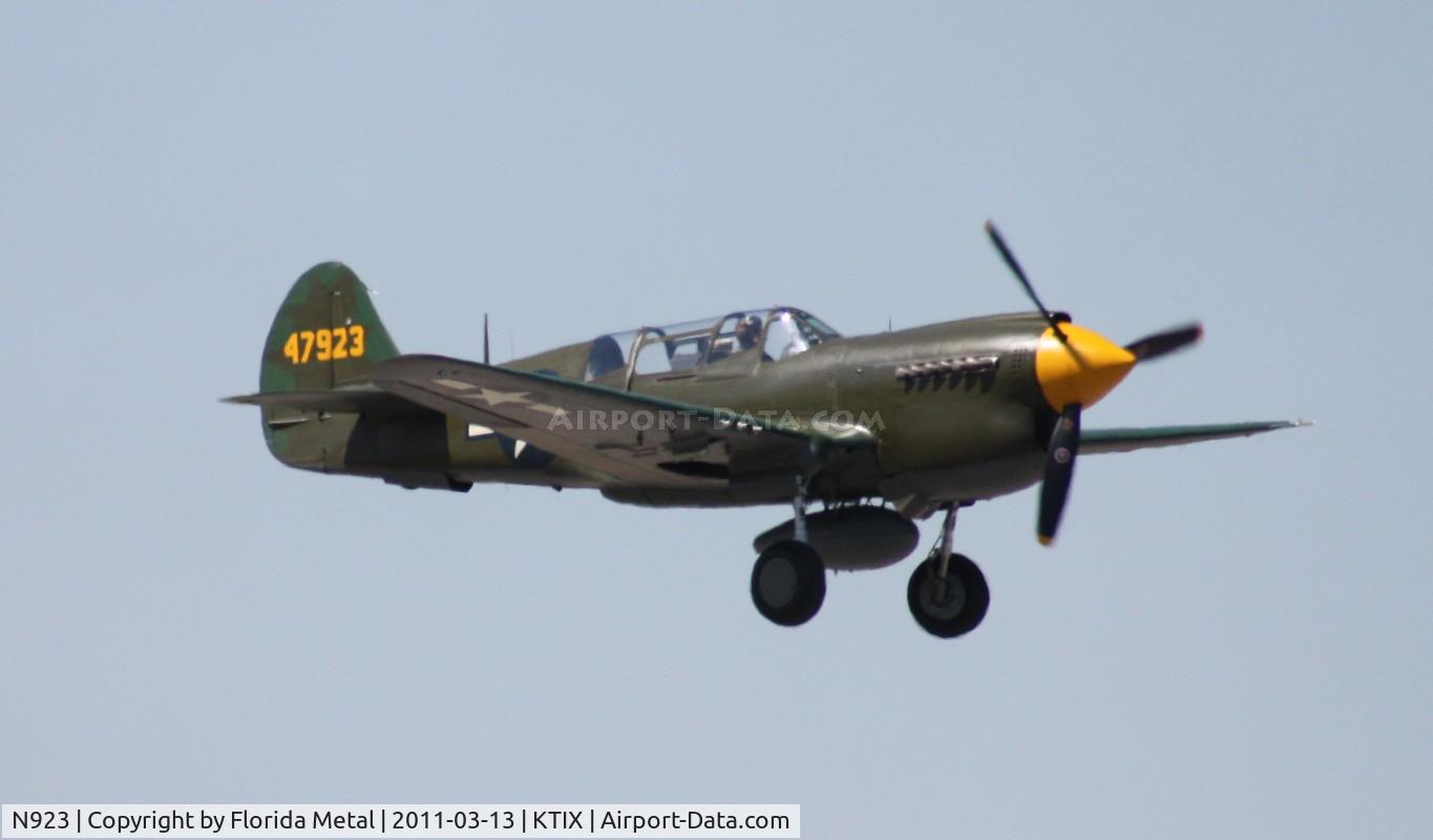 N923, 1944 Curtiss TP-40N Warhawk C/N 33915, TICO 2011