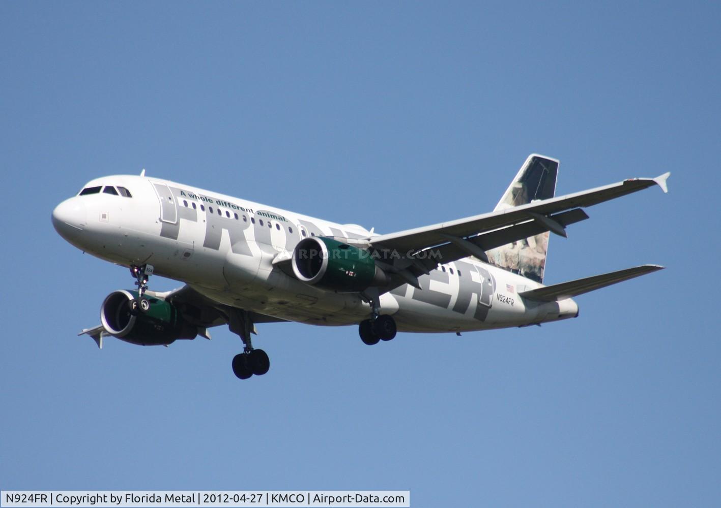 N924FR, 2003 Airbus A319-111 C/N 2030, MCO spotting 2012