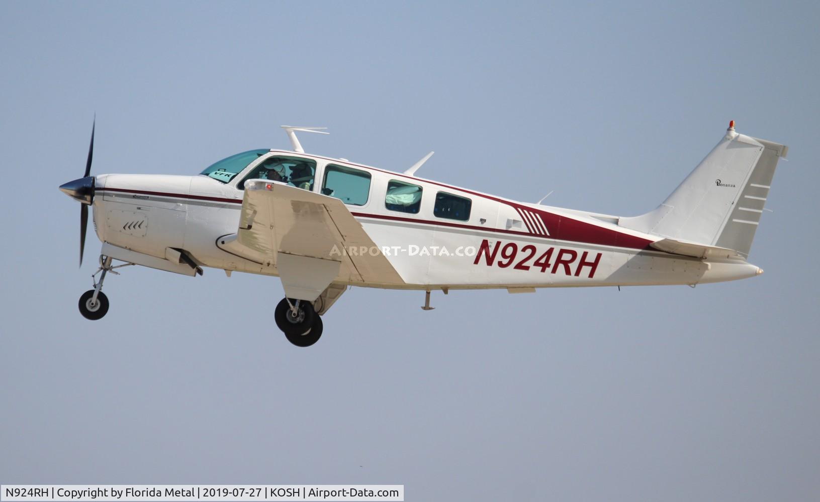 N924RH, 1978 Beech A36 Bonanza 36 C/N E-1288, EAA OSH 2019
