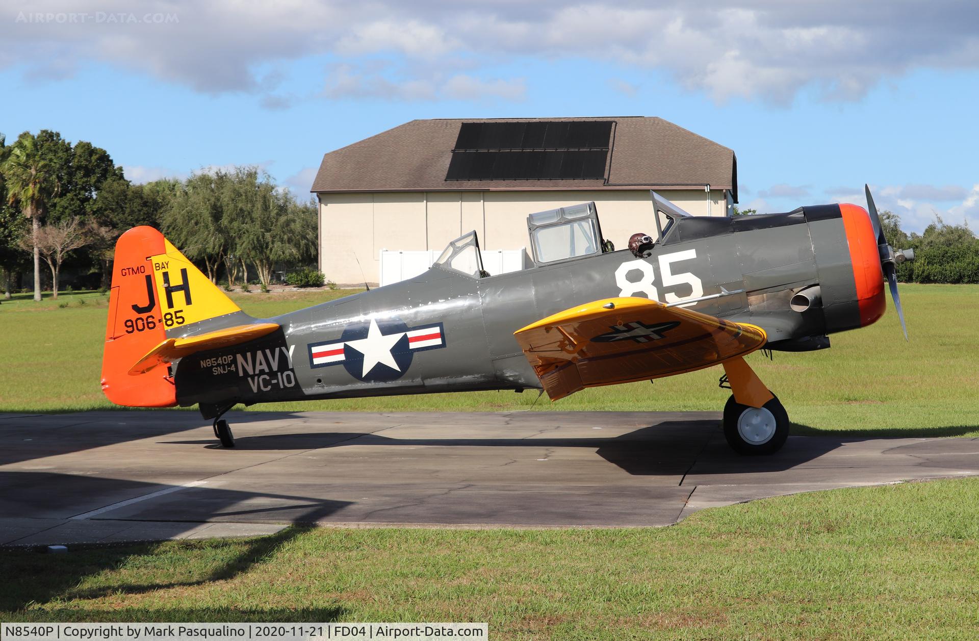 N8540P, 1942 North American AT-6D Texan C/N 42-81646-1, North American T-6G
