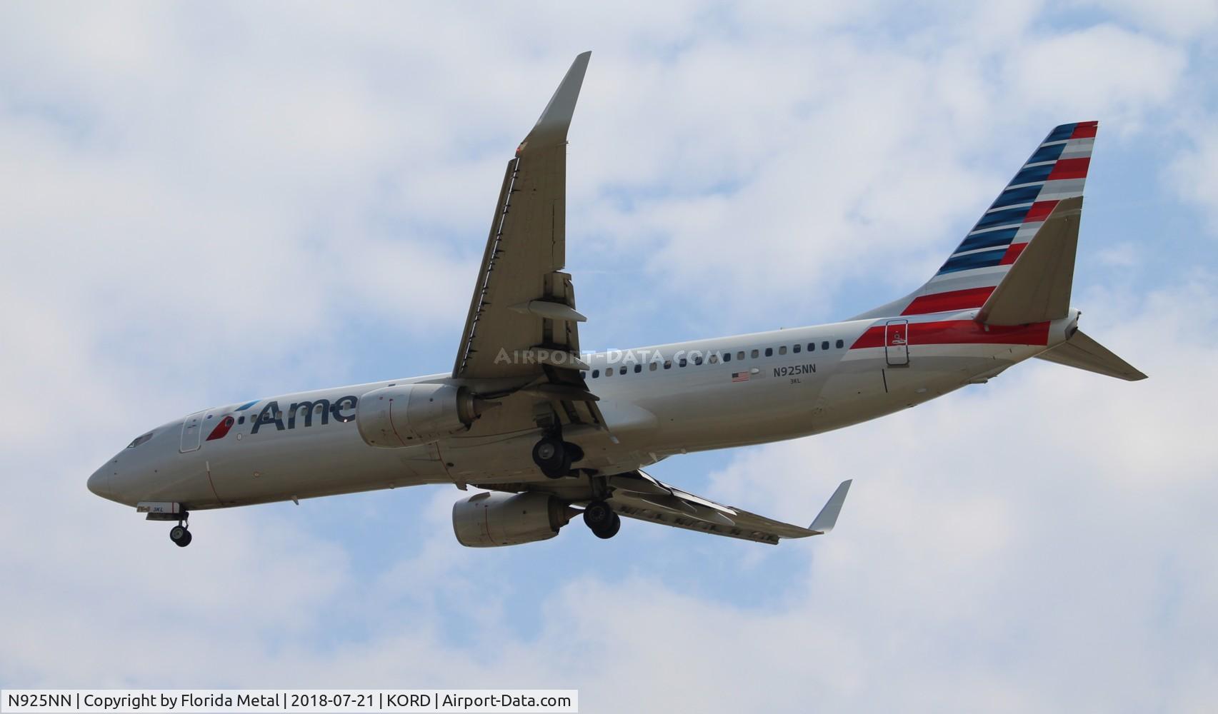 N925NN, 2013 Boeing 737-823 C/N 31169, ORD spotting 2018