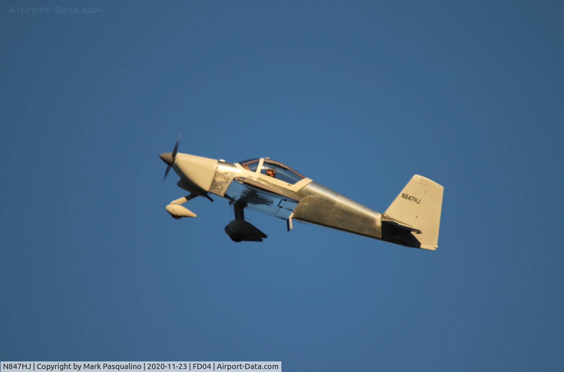 N847HJ, 2020 Vans RV-7A C/N 74293, Vans RV-7A