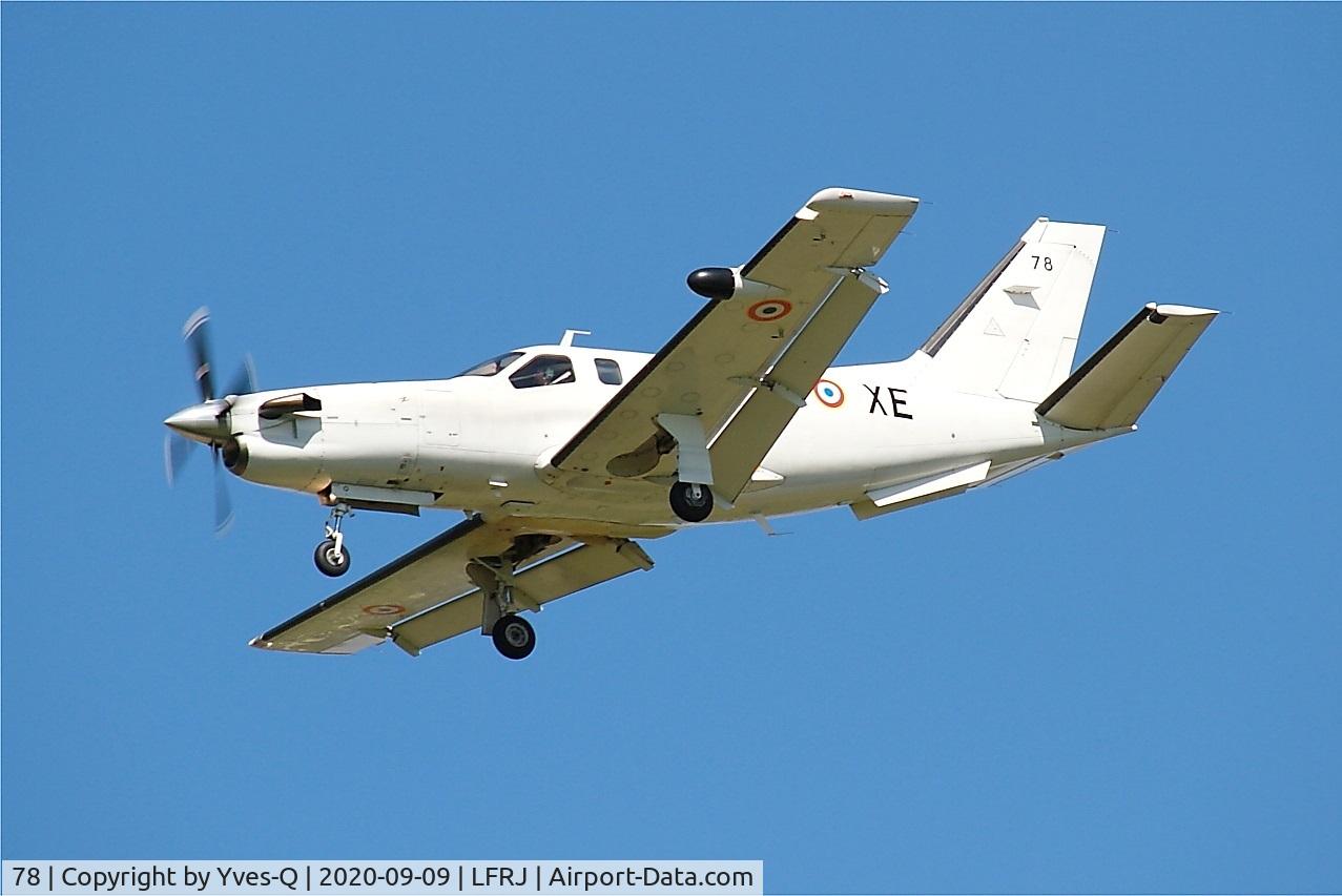 78, Socata TBM-700A C/N 78, Socata TBM-700A, On final rwy 26, Landivisiau naval air base (LFRJ)