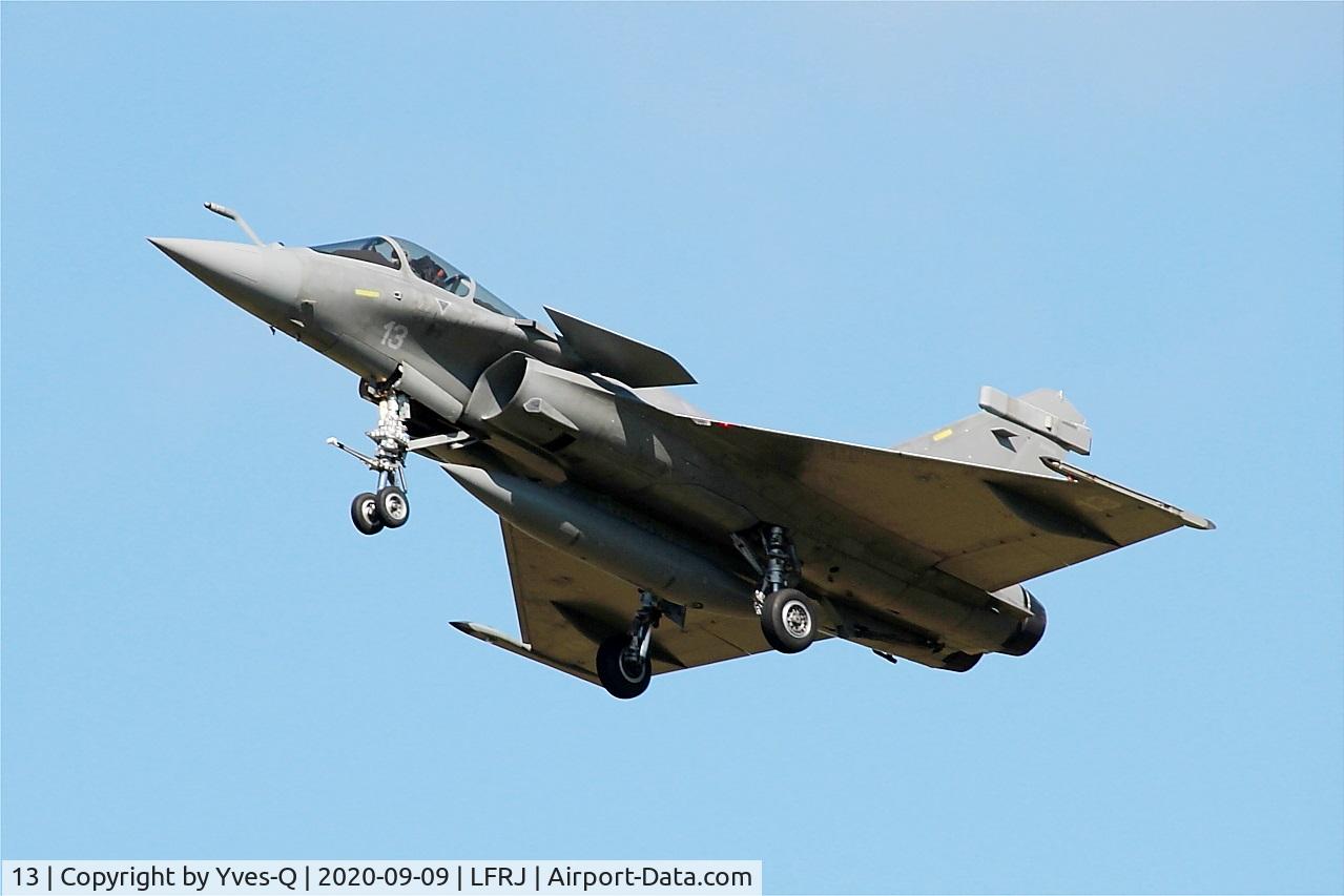 13, Dassault Rafale M C/N 13, Dassault Rafale M, On final rwy 26, Landivisiau naval air base (LFRJ)