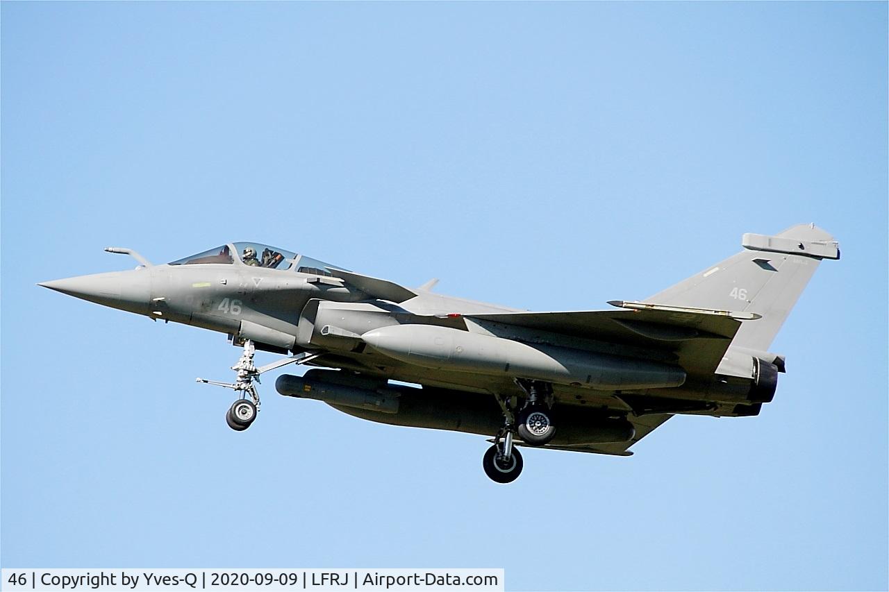 46, 2016 Dassault Rafale M C/N 46, Dassault Rafale M, On final rwy 26, Landivisiau naval air base (LFRJ)