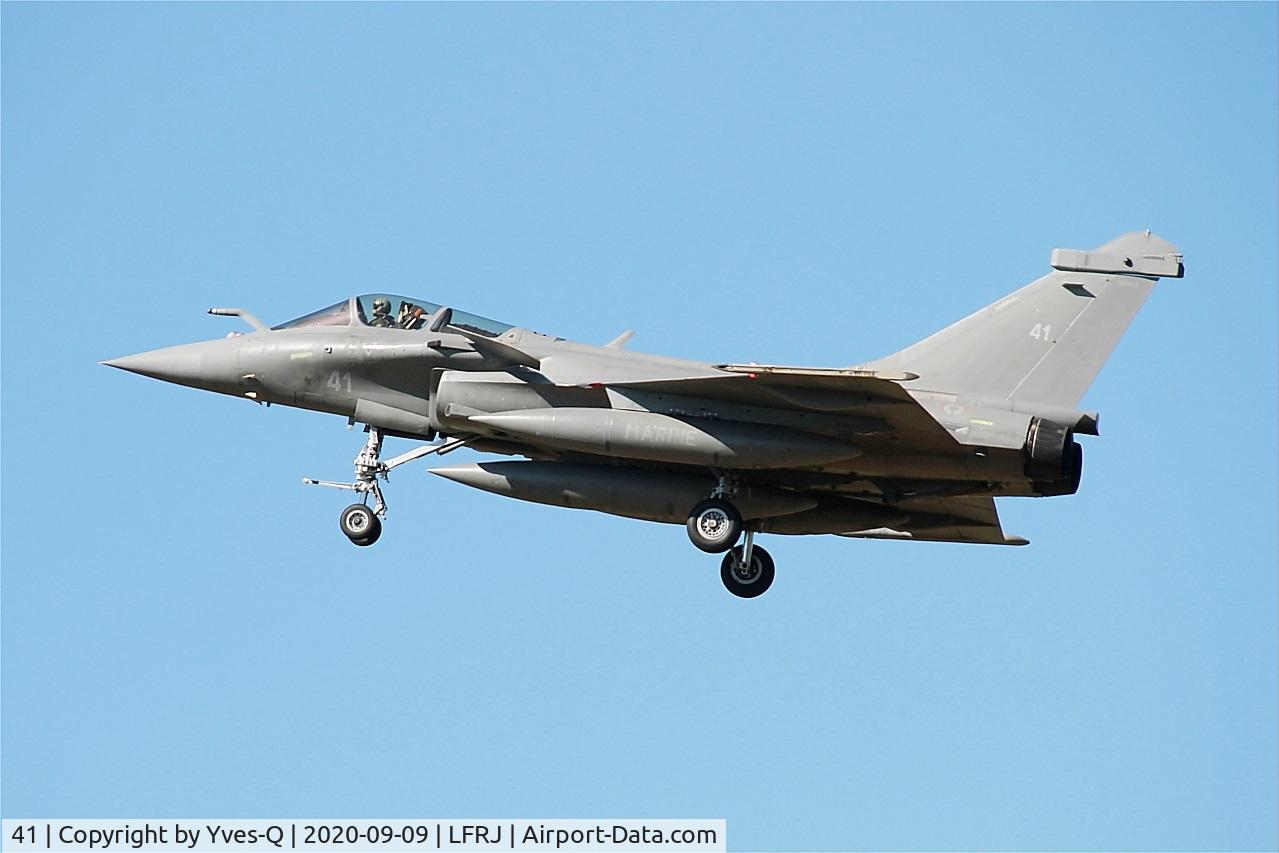 41, Dassault Rafale M C/N 41, Dassault Rafale M, On final rwy 26, Landivisiau naval air base (LFRJ)
