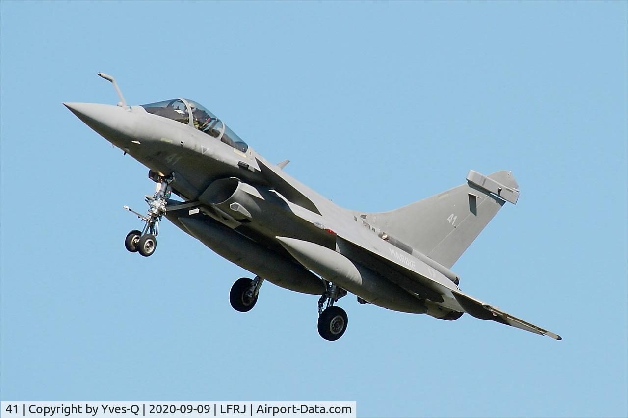 41, Dassault Rafale M C/N 41, Dassault Rafale M, Short approach rwy 26, Landivisiau naval air base (LFRJ)