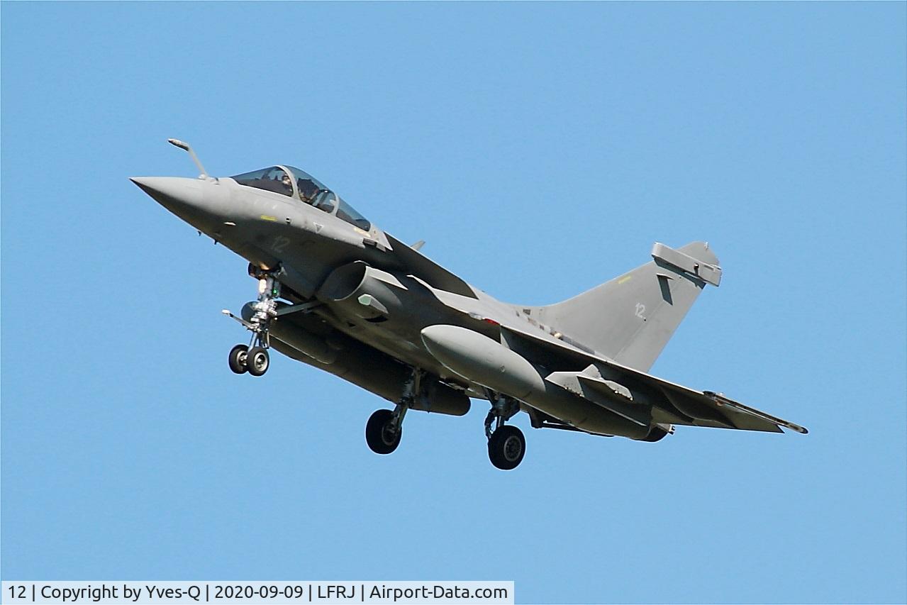 12, Dassault Rafale M C/N 12, Dassault Rafale M, Short approach rwy 26, Landivisiau naval air base (LFRJ)