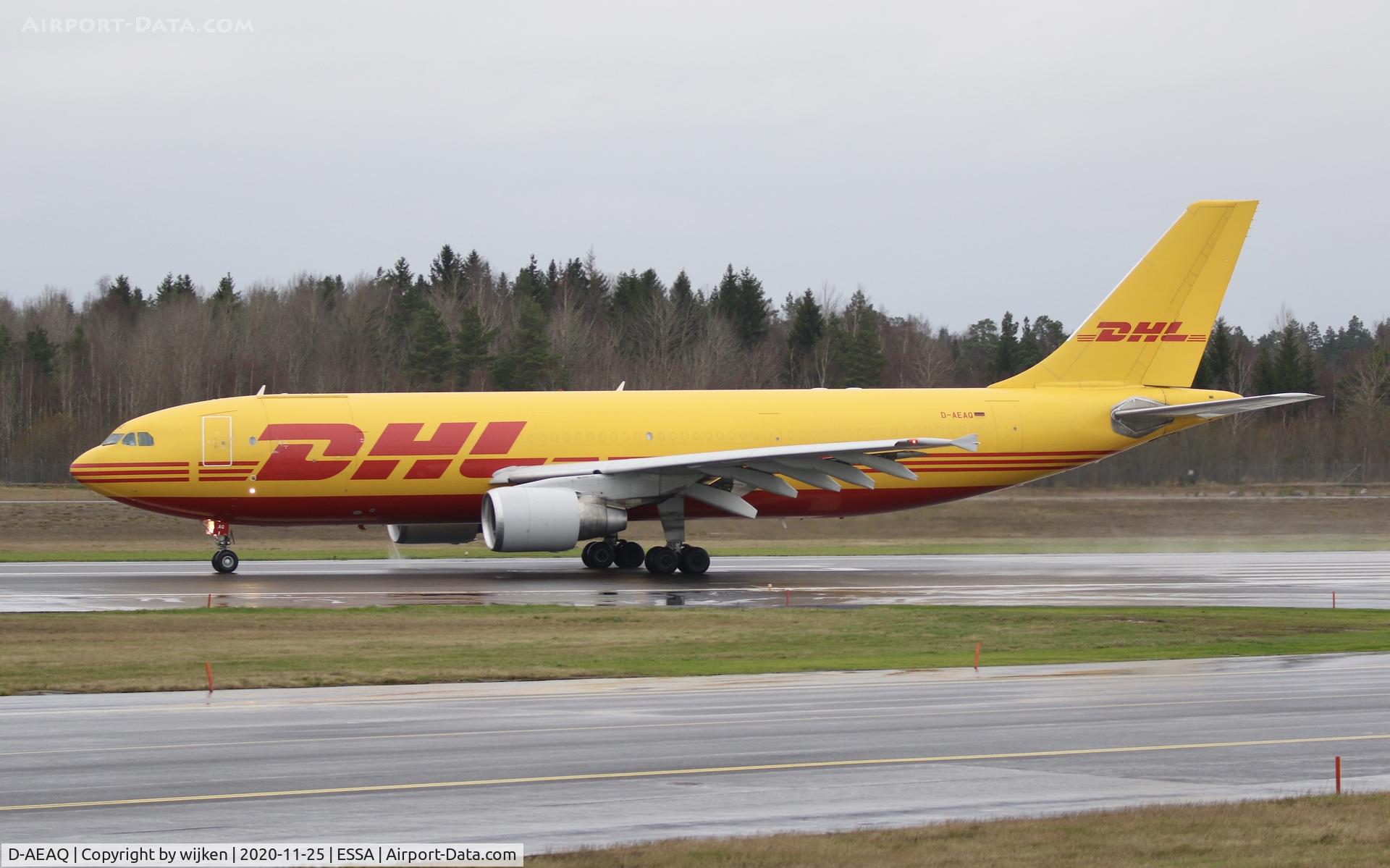 D-AEAQ, 1994 Airbus A300B4-622R(F) C/N 729, RWY 26