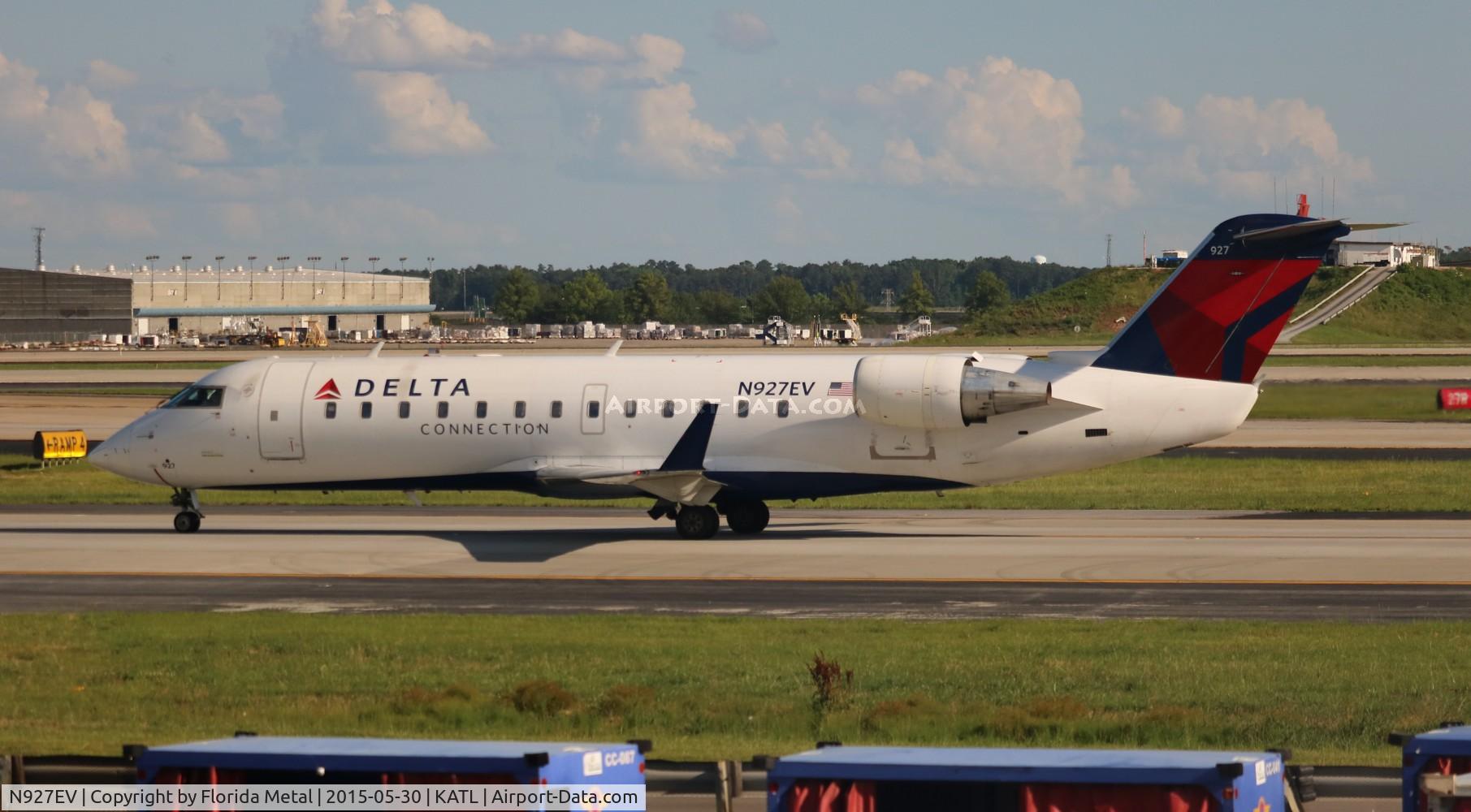 N927EV, 2003 Bombardier CRJ-200ER (CL-600-2B19 C/N 7844, ATL spotting 2015