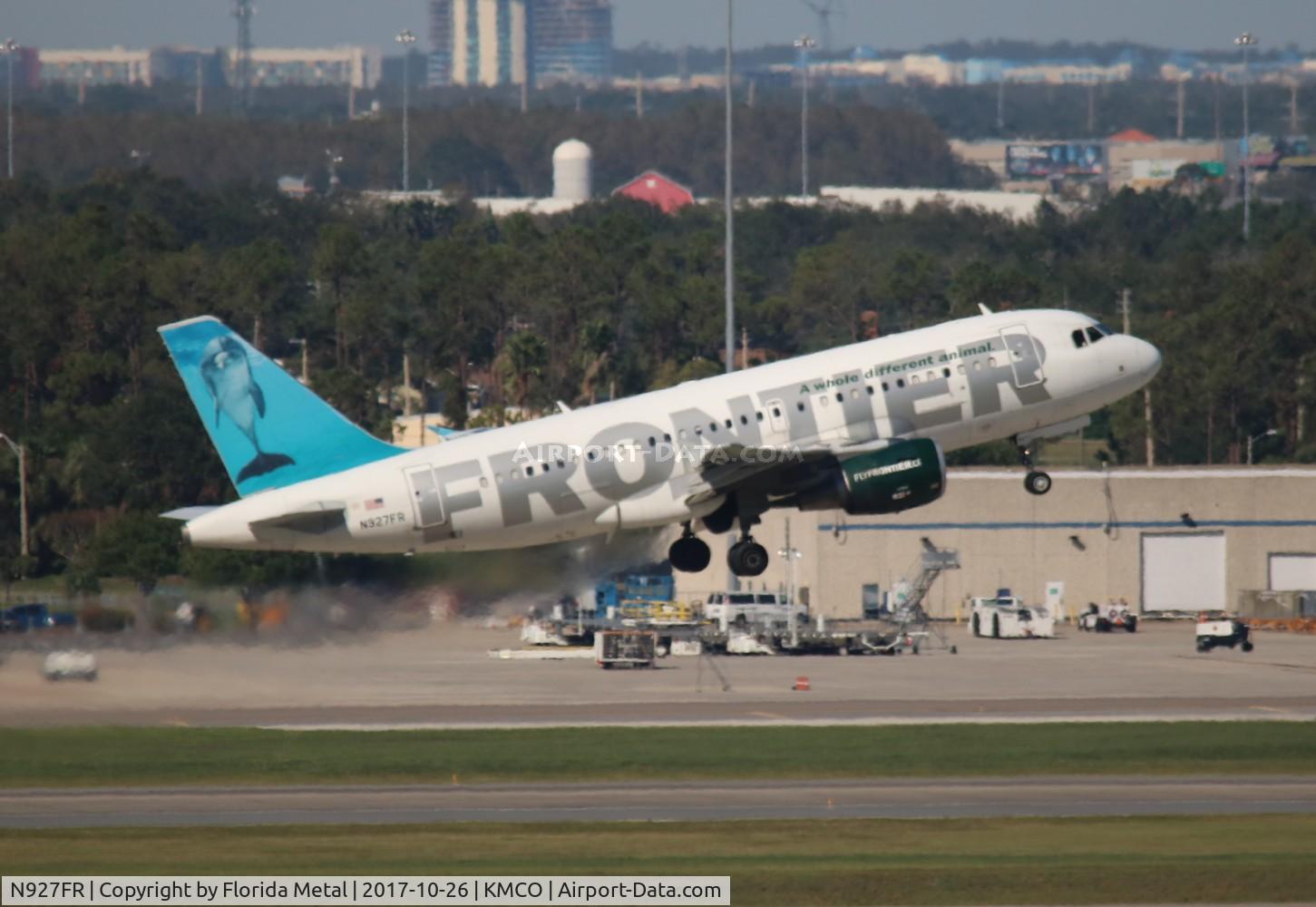 N927FR, 2004 Airbus A319-111 C/N 2209, MCO spotting 2017
