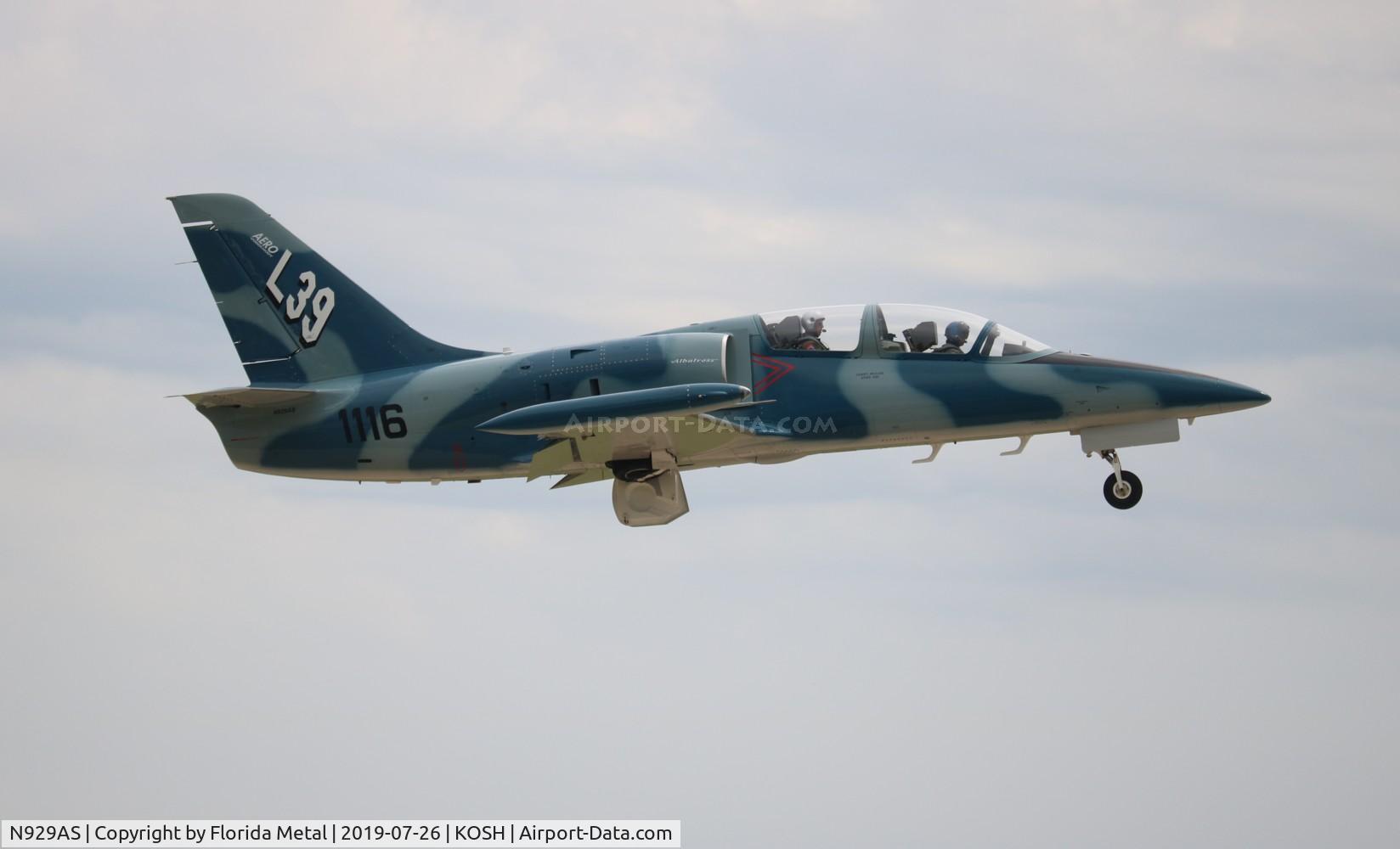 N929AS, 1978 Aero L-39ZO Albatros Albatros C/N 831118, EAA OSH 2019