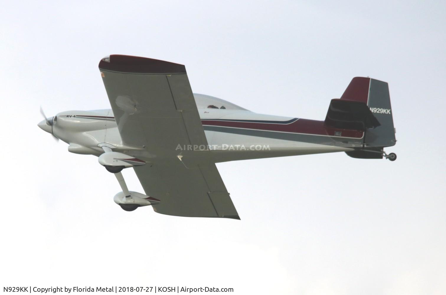 N929KK, 2002 Vans RV-4 C/N 1195, EAA OSH 2018