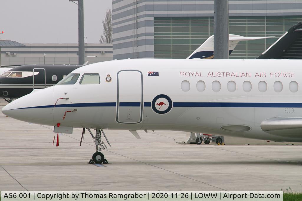 A56-001, 2019 Dassault Falcon 7X C/N 283, Australia - Air Force Dassault Falcon 7X