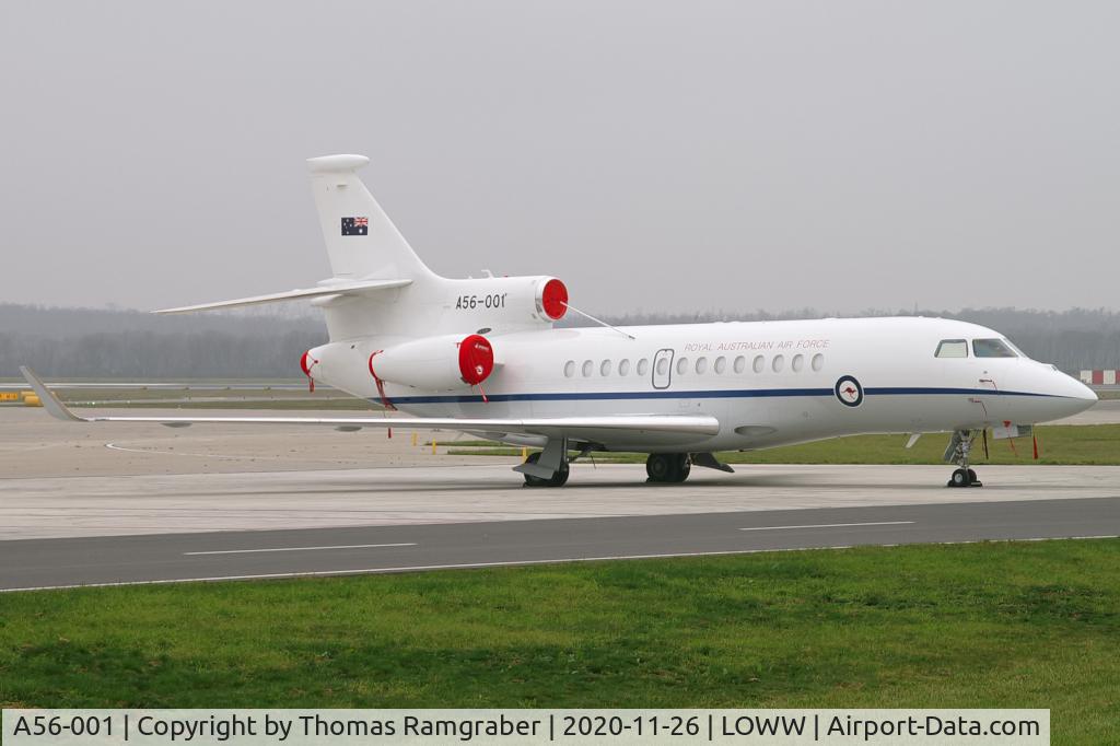 A56-001, 2019 Dassault Falcon 7X C/N 283, Australia - Air Force Dassault Falcon 7X