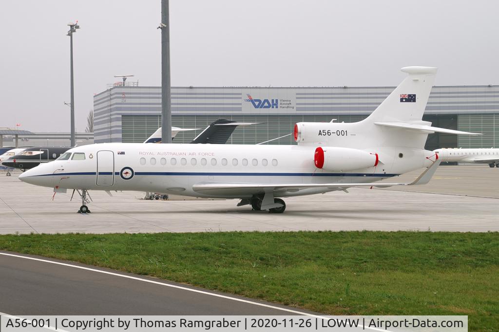 A56-001, 2019 Dassault Falcon 7X C/N 283, Australia - Air Force Dassault Falcon 7X