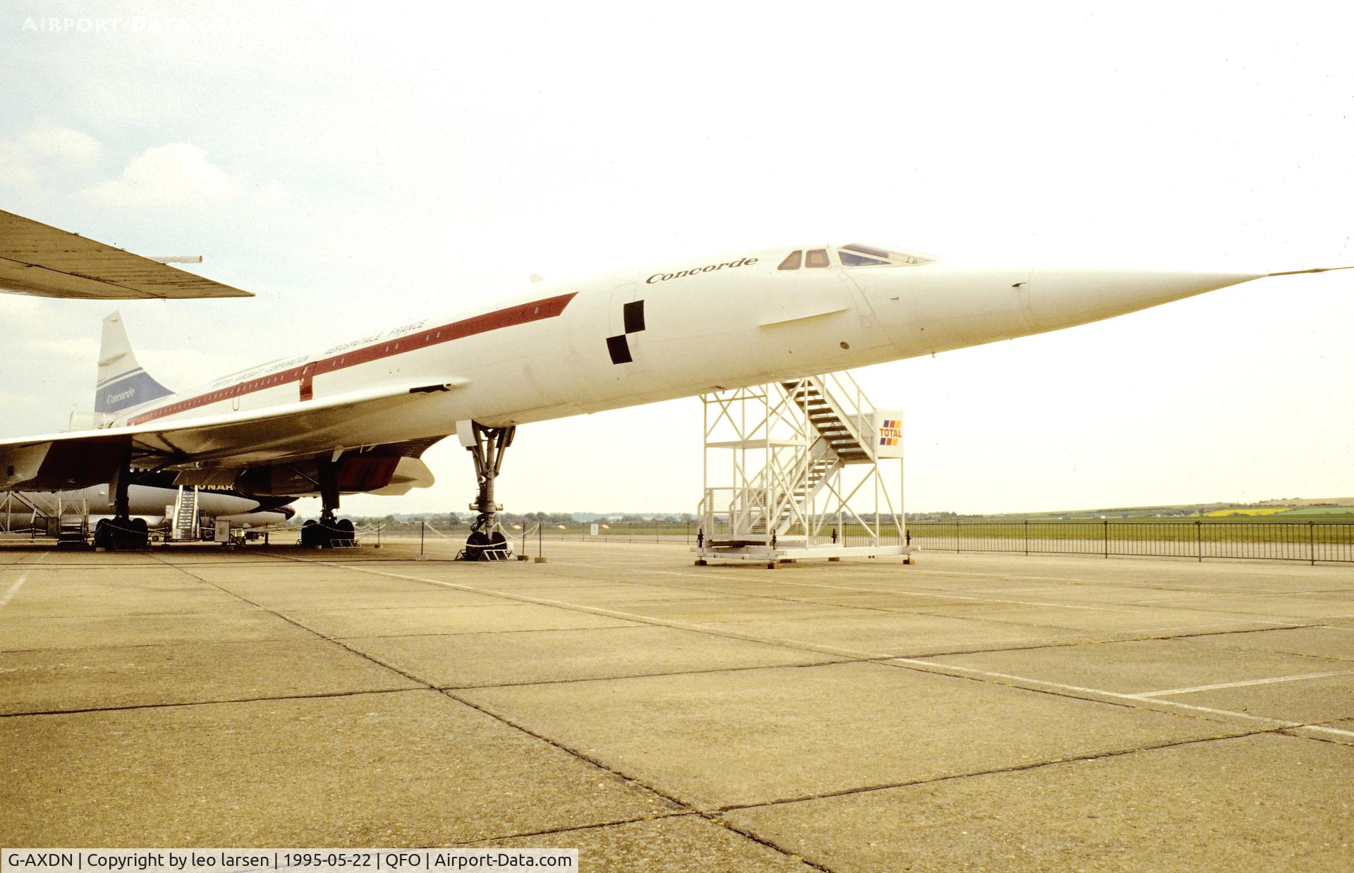 G-AXDN, 1968 Aerospatiale-BAC Concorde Prototype C/N 01/13522, Duxford 22.5.1995