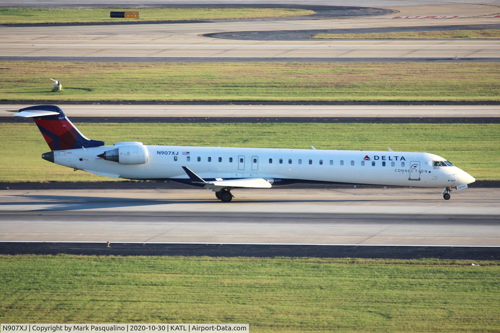 N907XJ, 2007 Bombardier CRJ-900ER (CL-600-2D24) C/N 15139, CL-600-2D24
