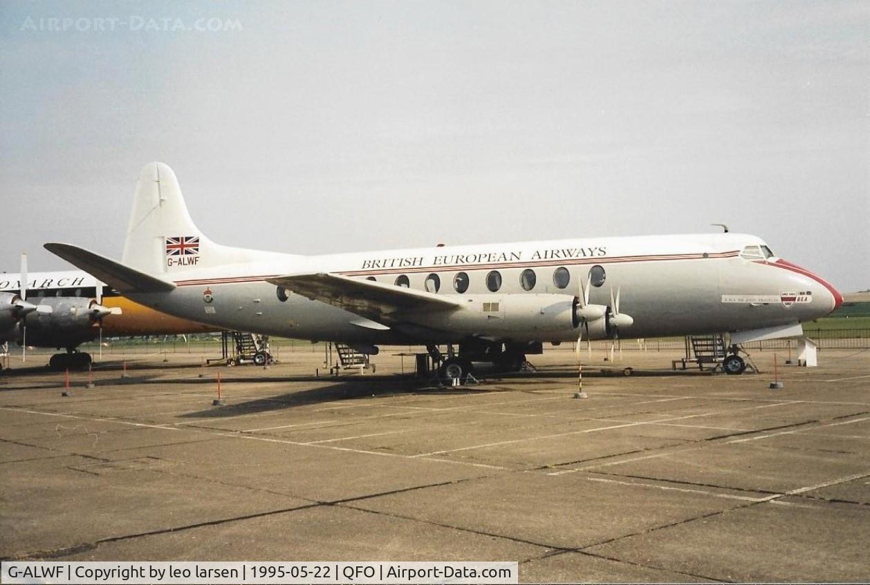 G-ALWF, 1952 Vickers Viscount 701 C/N 005, Duxford 22.5.1995