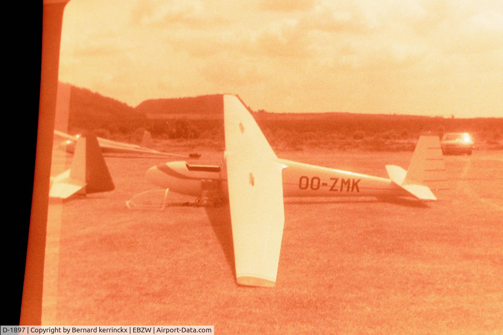 D-1897, 1964 Schleicher Ka-6CR Rhonsegler C/N 6114, 1985 EBZW owner kerrinckx bernard