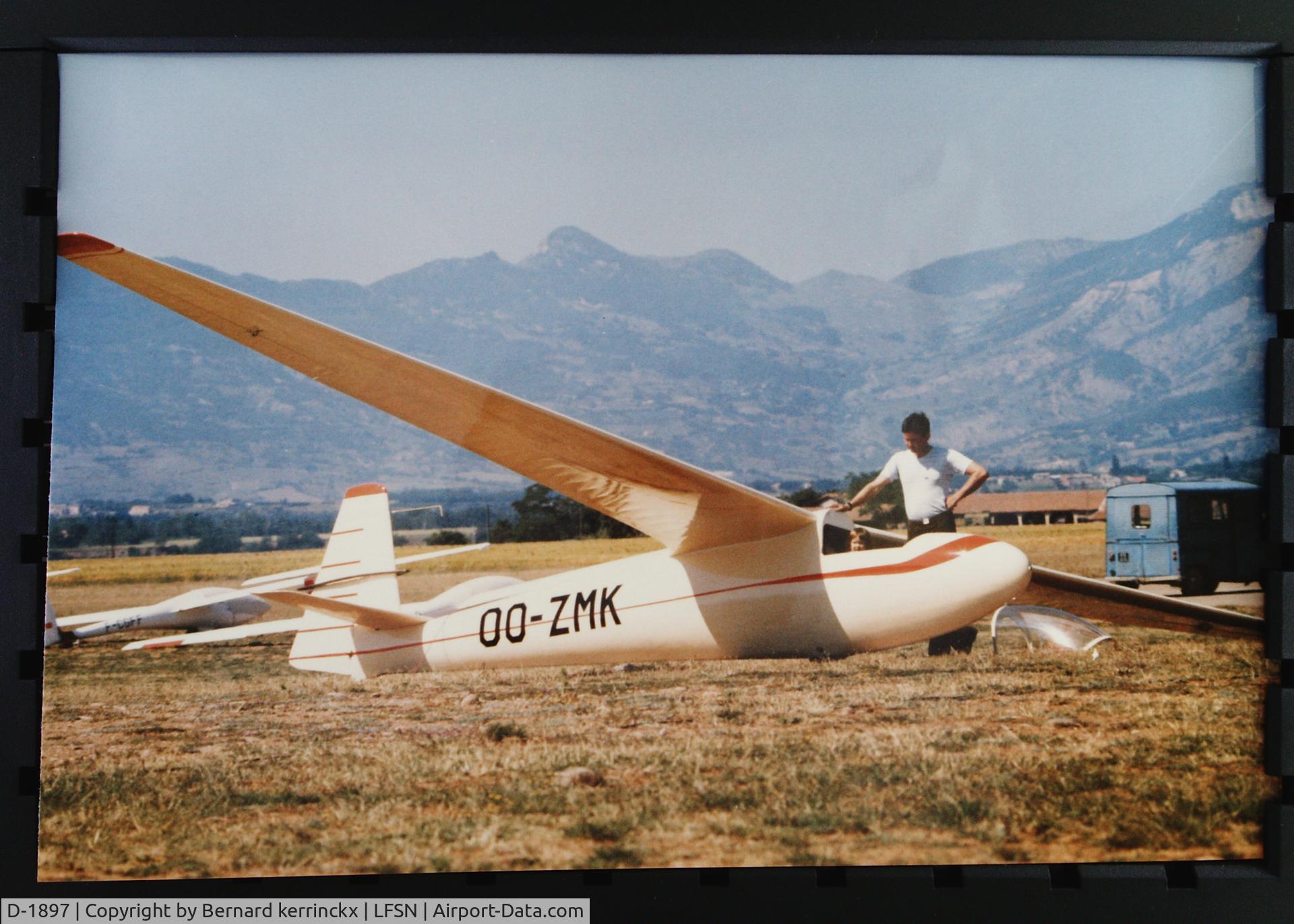D-1897, 1964 Schleicher Ka-6CR Rhonsegler C/N 6114, LEAVE AT SISTERON