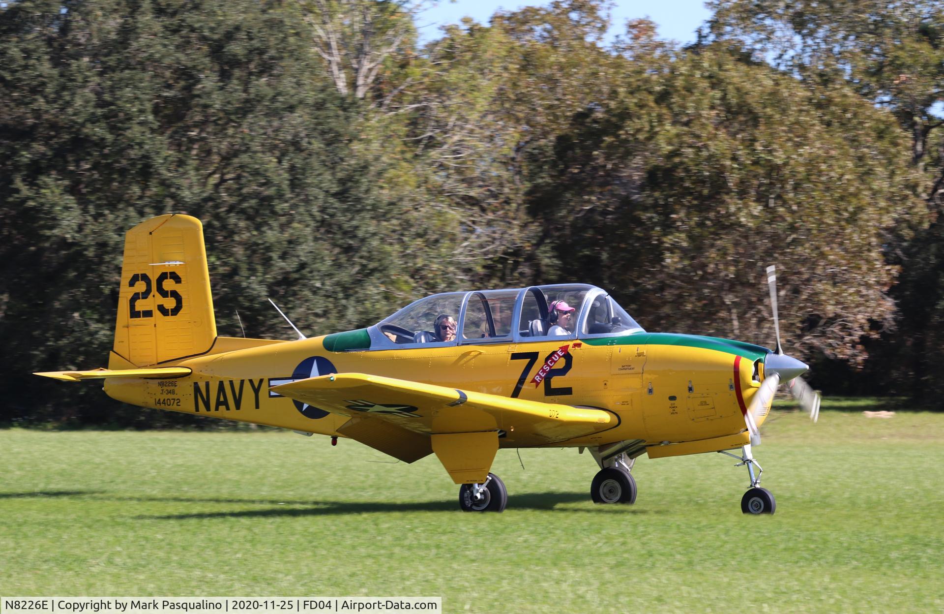 N8226E, 1957 Beech D-45 Mentor C/N BG-379, Beech T-34B