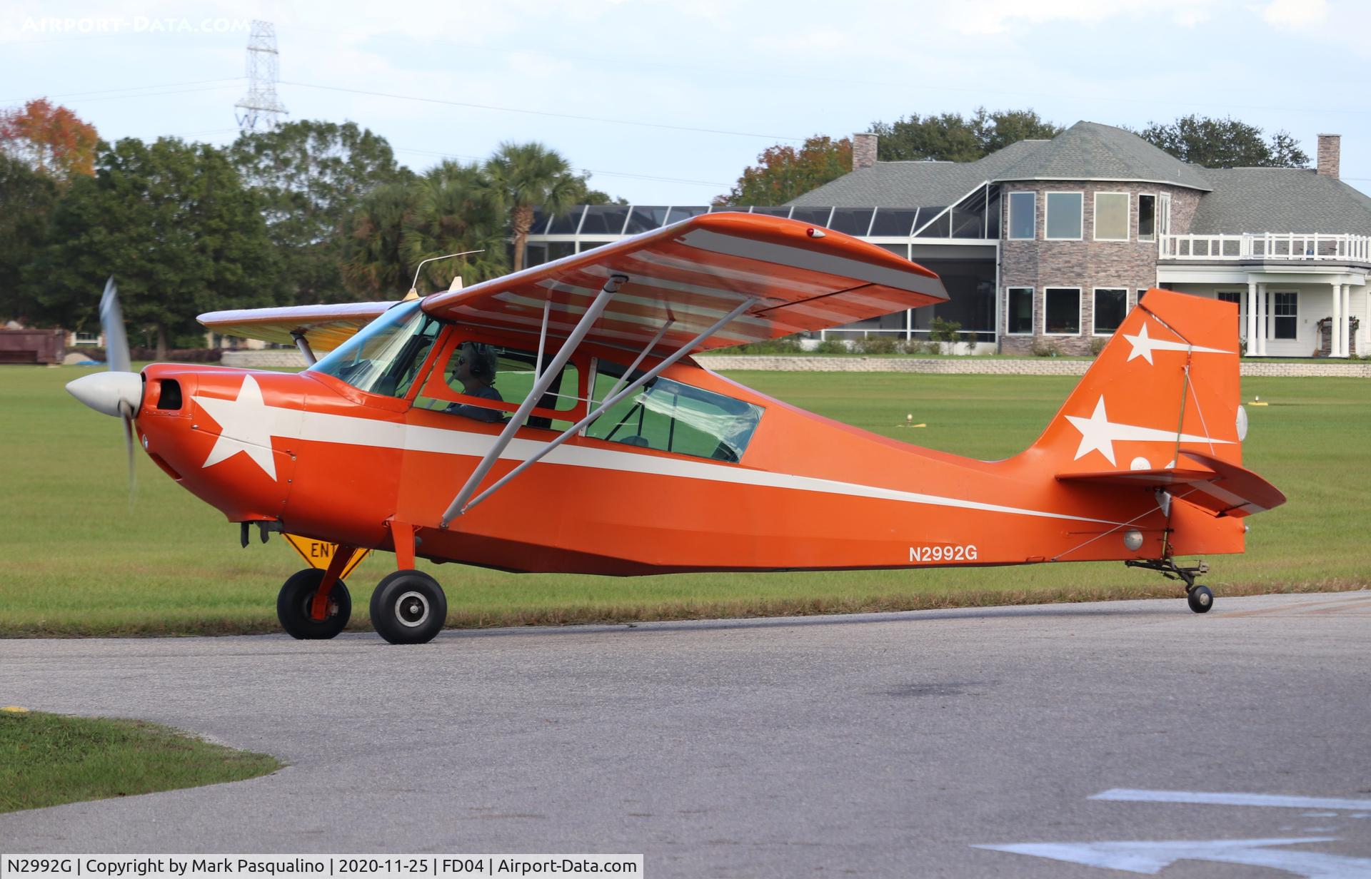 N2992G, 1967 Champion 7KCAB C/N 68, Champion 7KCAB