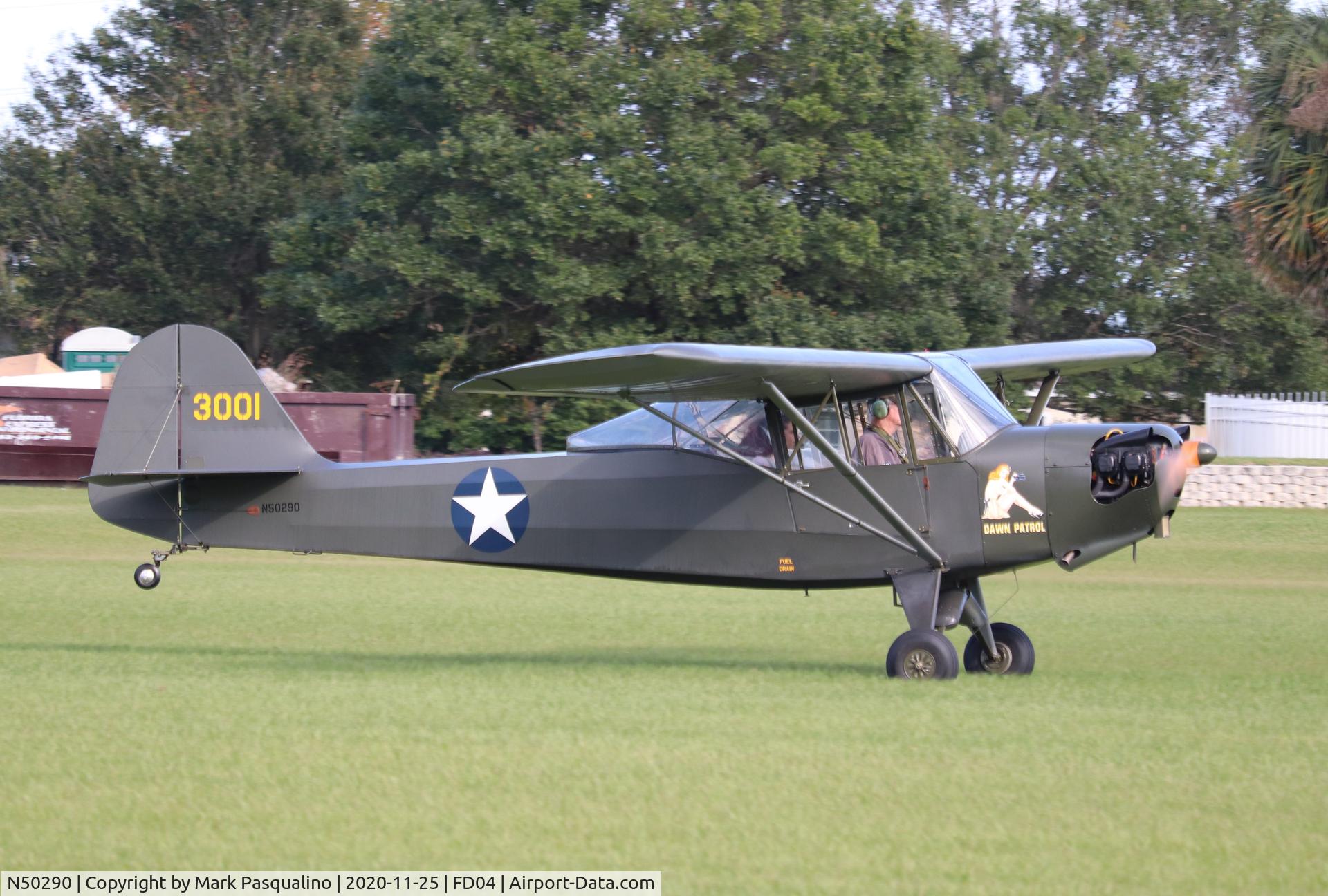 N50290, 1942 Taylorcraft DCO-65 C/N 4576, Taylorcraft L-2
