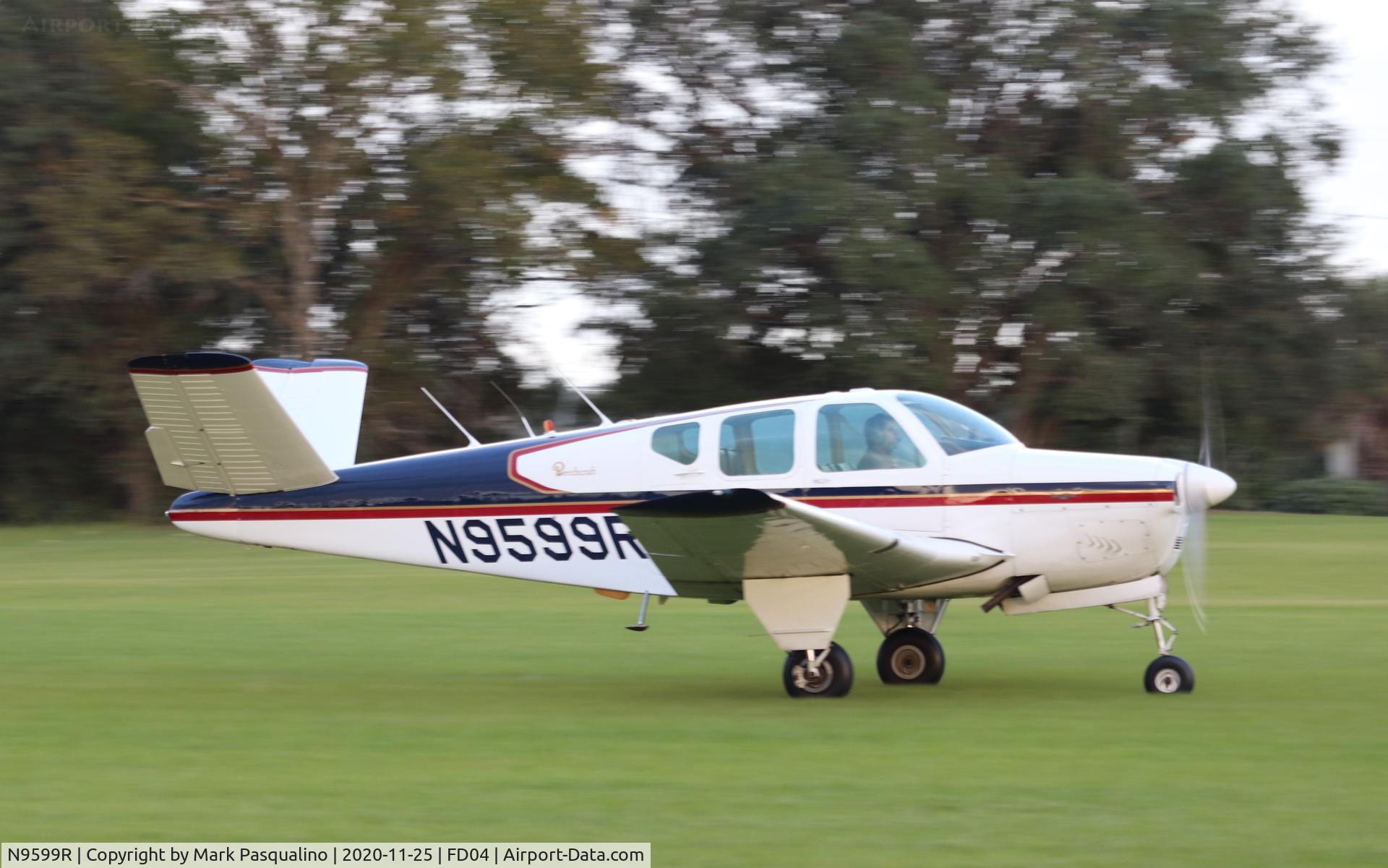 N9599R, 1959 Beech M35 Bonanza C/N D-6206, Beech M35
