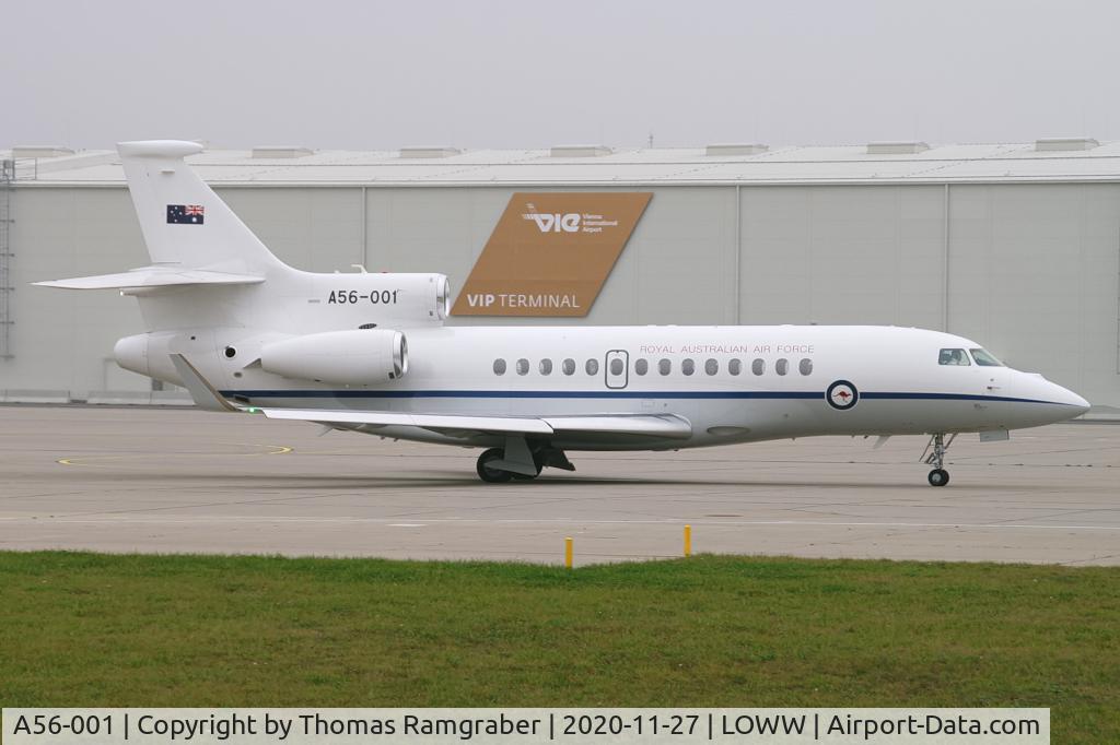 A56-001, 2019 Dassault Falcon 7X C/N 283, Australia - Air Force Dassault Falcon 7X