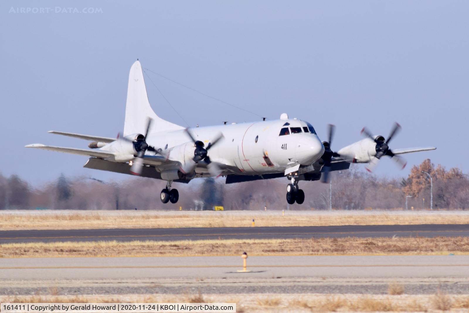 161411, 1982 Lockheed P-3C BMUP+ Orion C/N 285A-5749, Touch & go @ BOI.