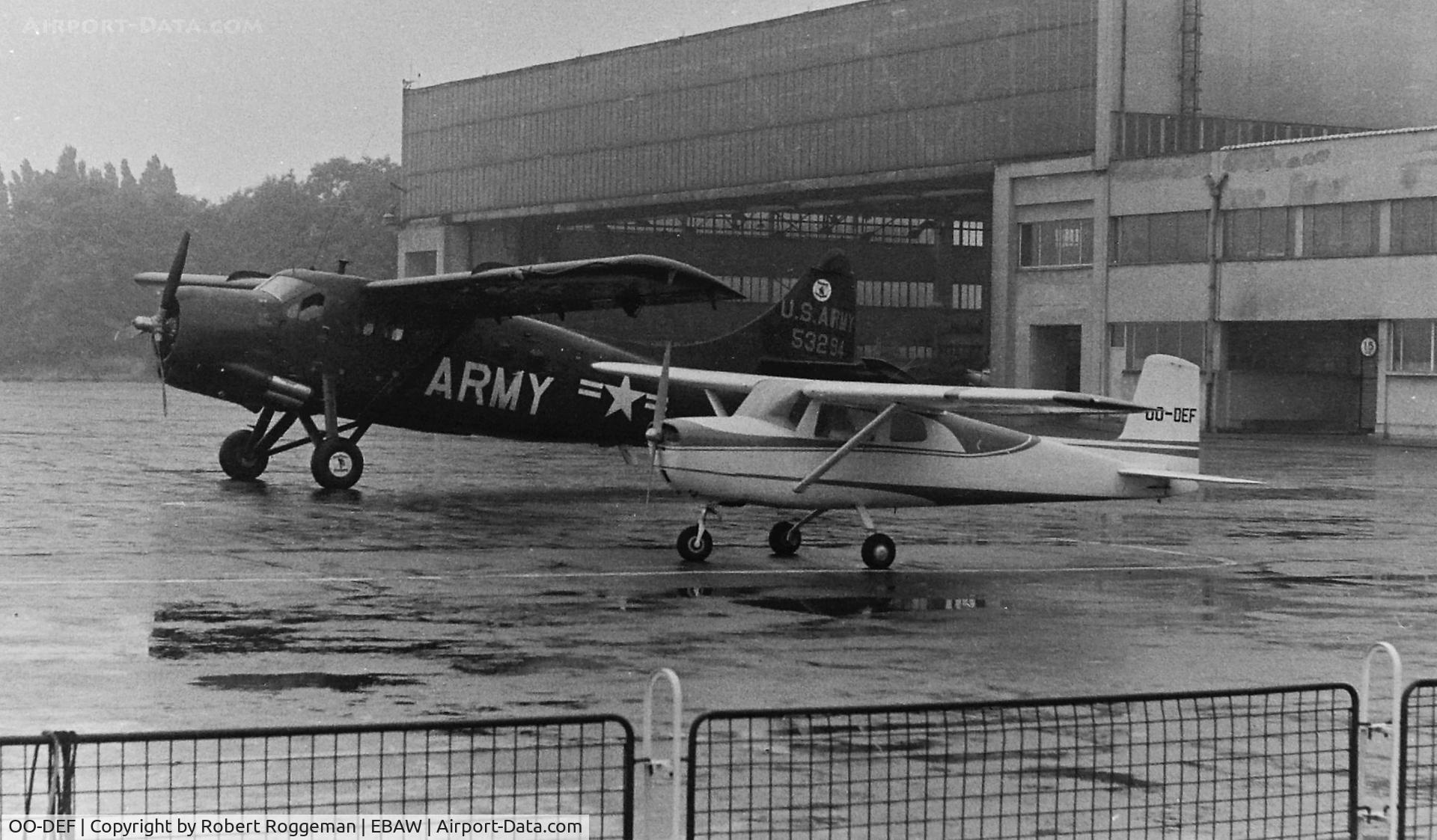 OO-DEF, Cessna 150C C/N 150-59976, MID 1960's.53294 OTTER US ARMY.