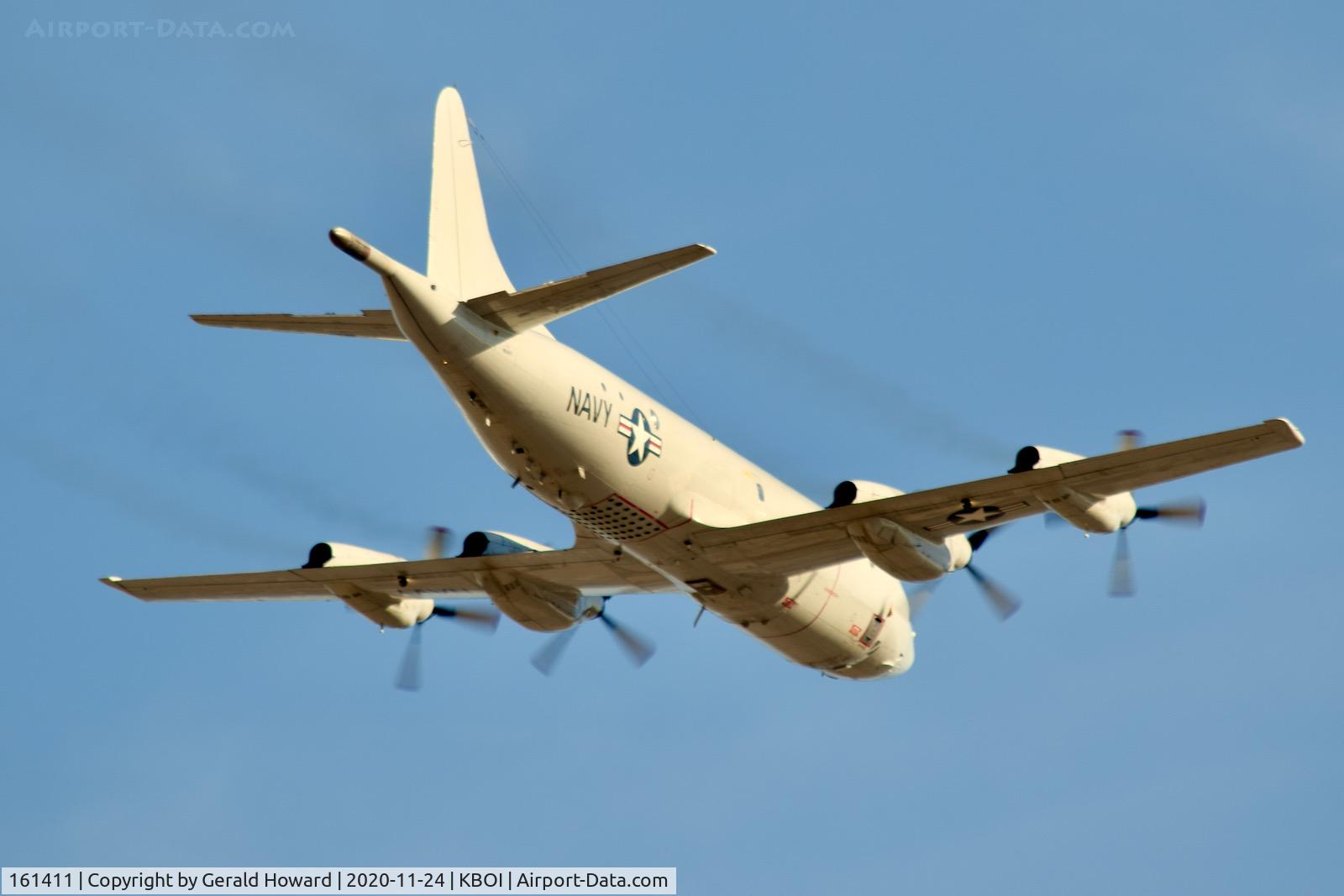 161411, 1982 Lockheed P-3C BMUP+ Orion C/N 285A-5749, Low approach.