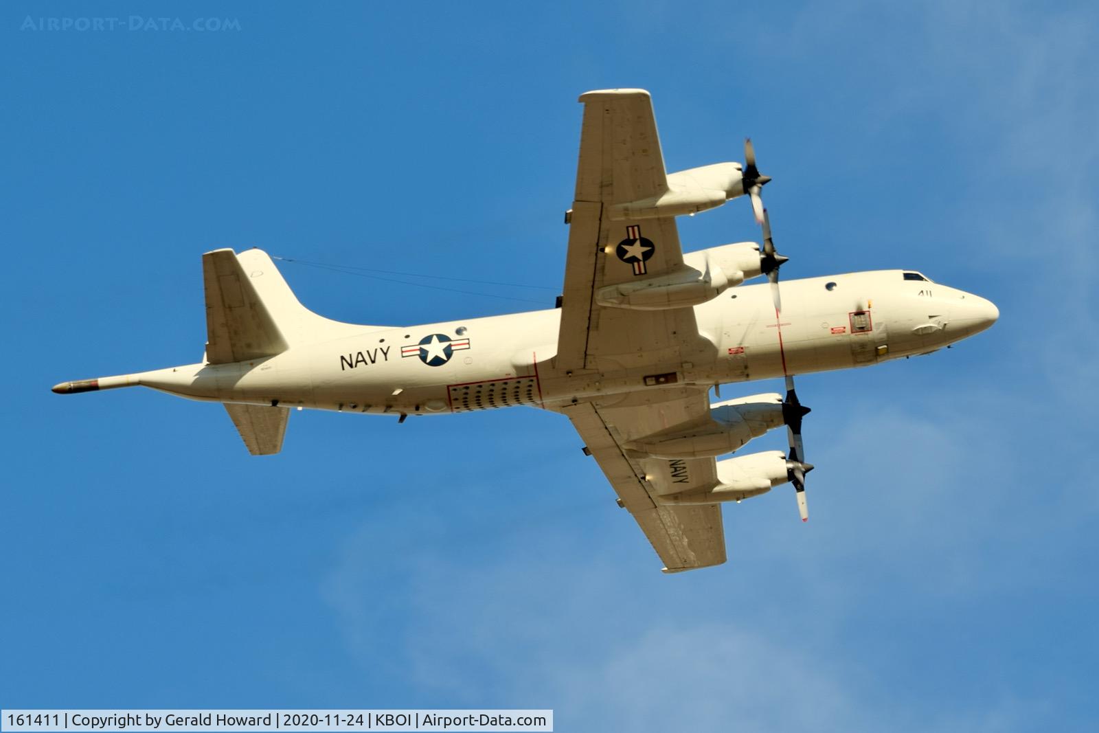 161411, 1982 Lockheed P-3C BMUP+ Orion C/N 285A-5749, Low approach.
