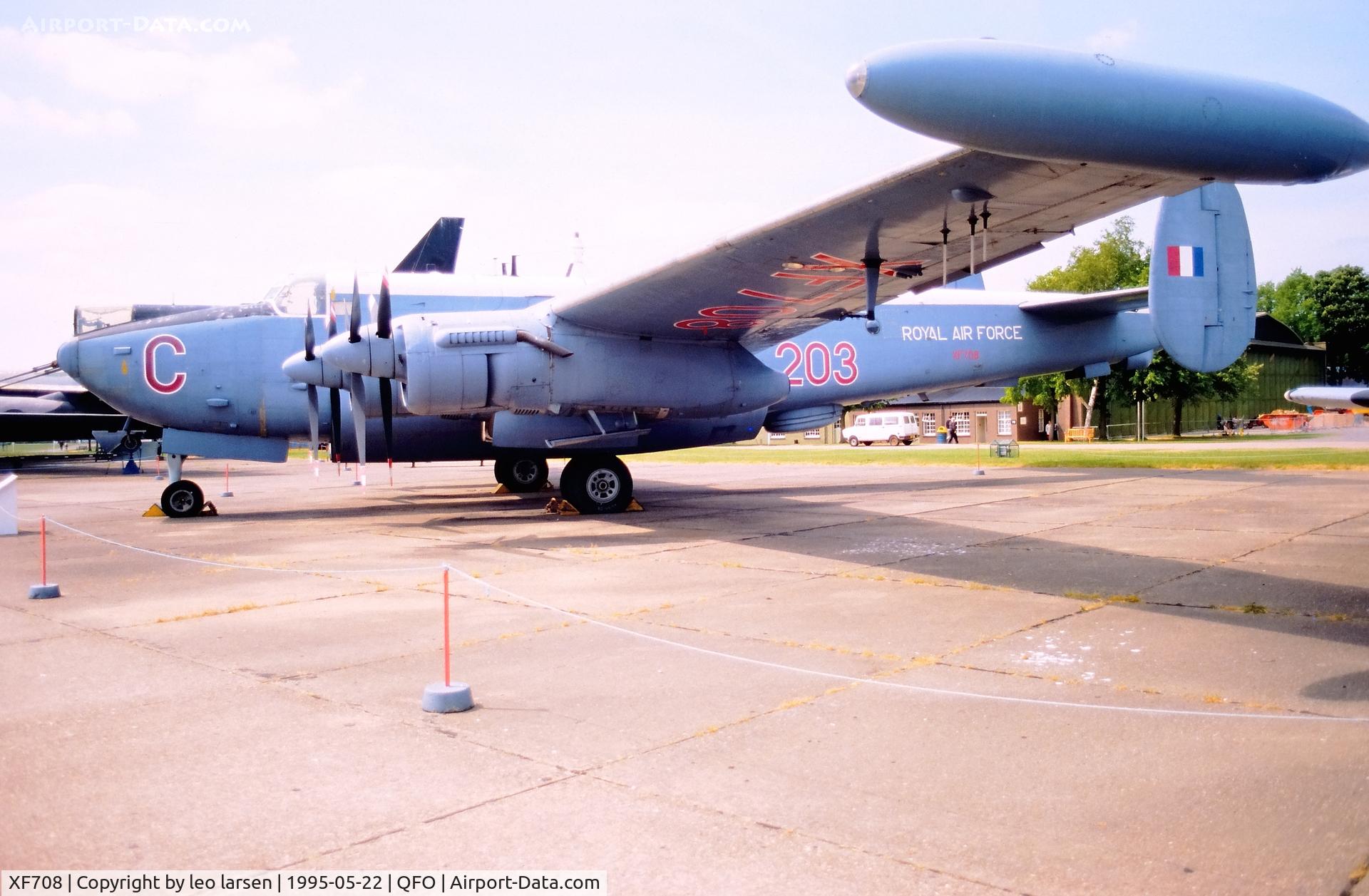 XF708, Avro 716 Shackleton MR.3/3 C/N Not found XF708, Duxford 22.5.1995