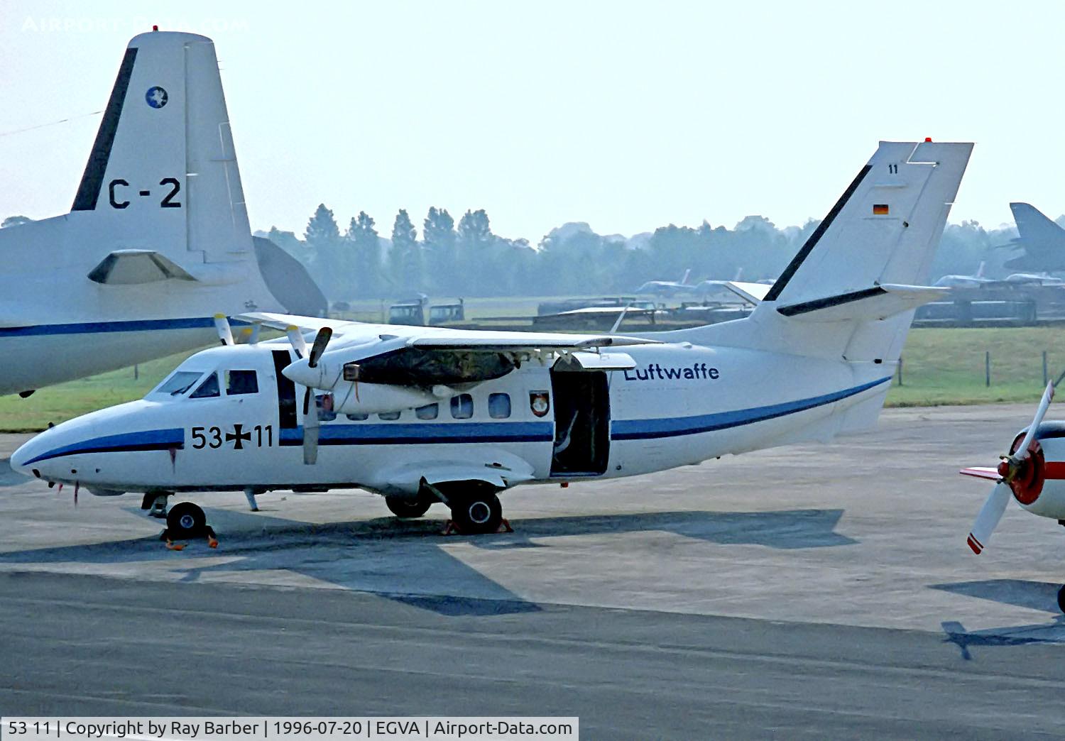 53 11, 1980 Let L-410UVP Turbolet C/N 800526, 53+11   Let L-410 UVP Turbolet [800526] (German Air Force) RAF Fairford~G 20/07/1996