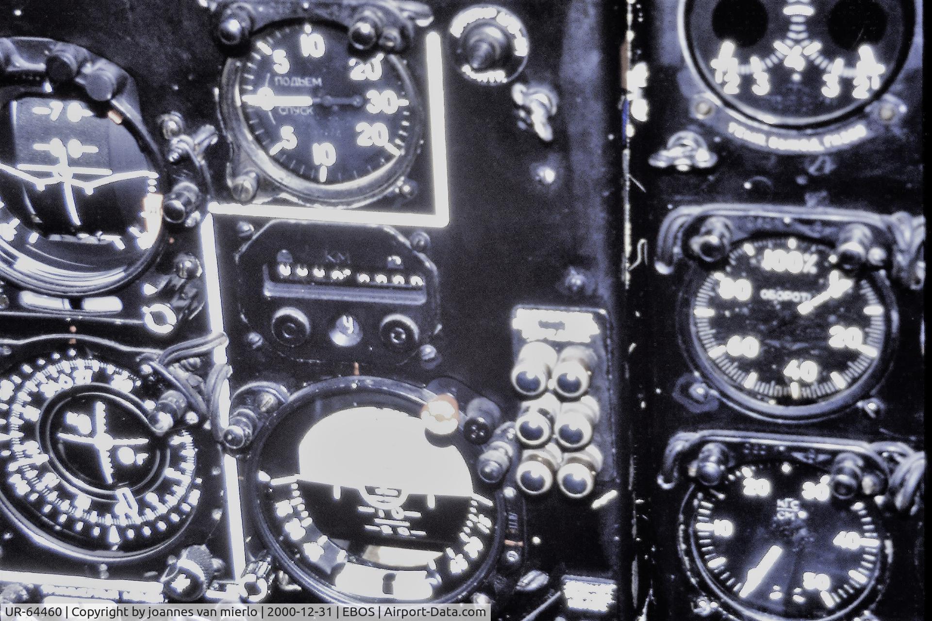 UR-64460, 1966 Antonov An-22 C/N 6340103, Real pilots' instruments