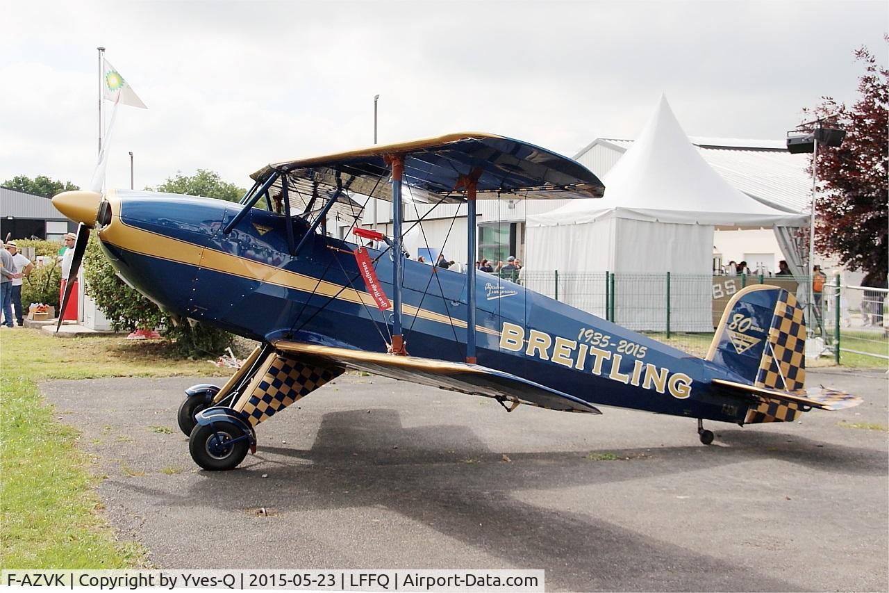 F-AZVK, 1935 Bucker Bu-131 Jungmann C/N 27, Bucker Bu-131 Jungmann, Static display, La Ferté-Alais Airfield (LFFQ) Air Show 2015