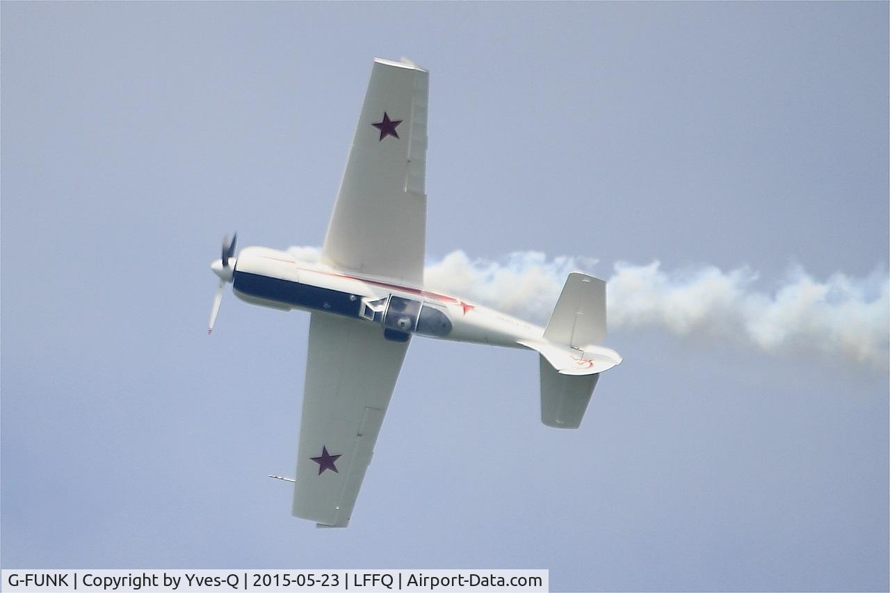 G-FUNK, 1985 Yakovlev Yak-50 C/N 852908, Yakovlev YAK-50, On display, La Ferté-Alais airfield (LFFQ) Airshow 2015