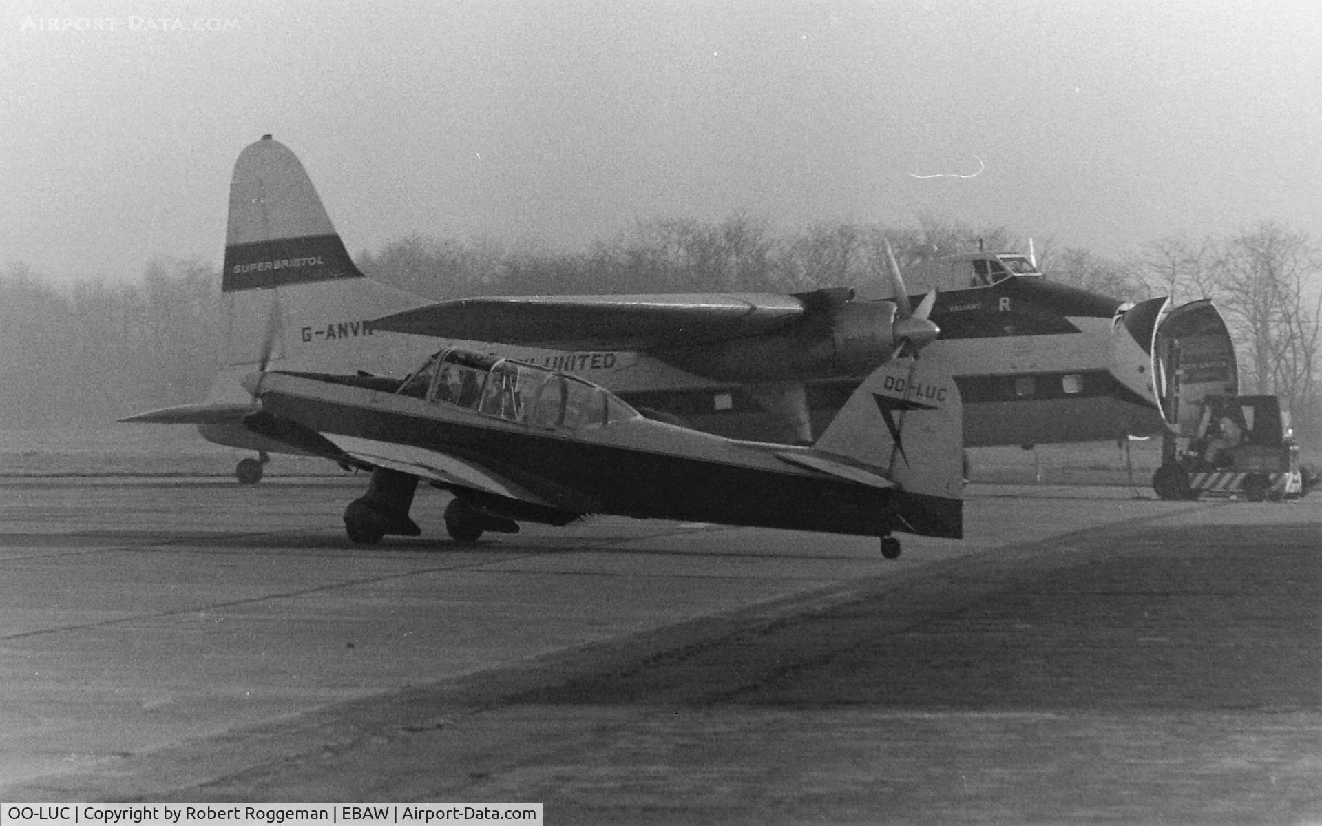 OO-LUC, Percival P-40 Prentice T1 C/N 5840/18, MID 1960's.