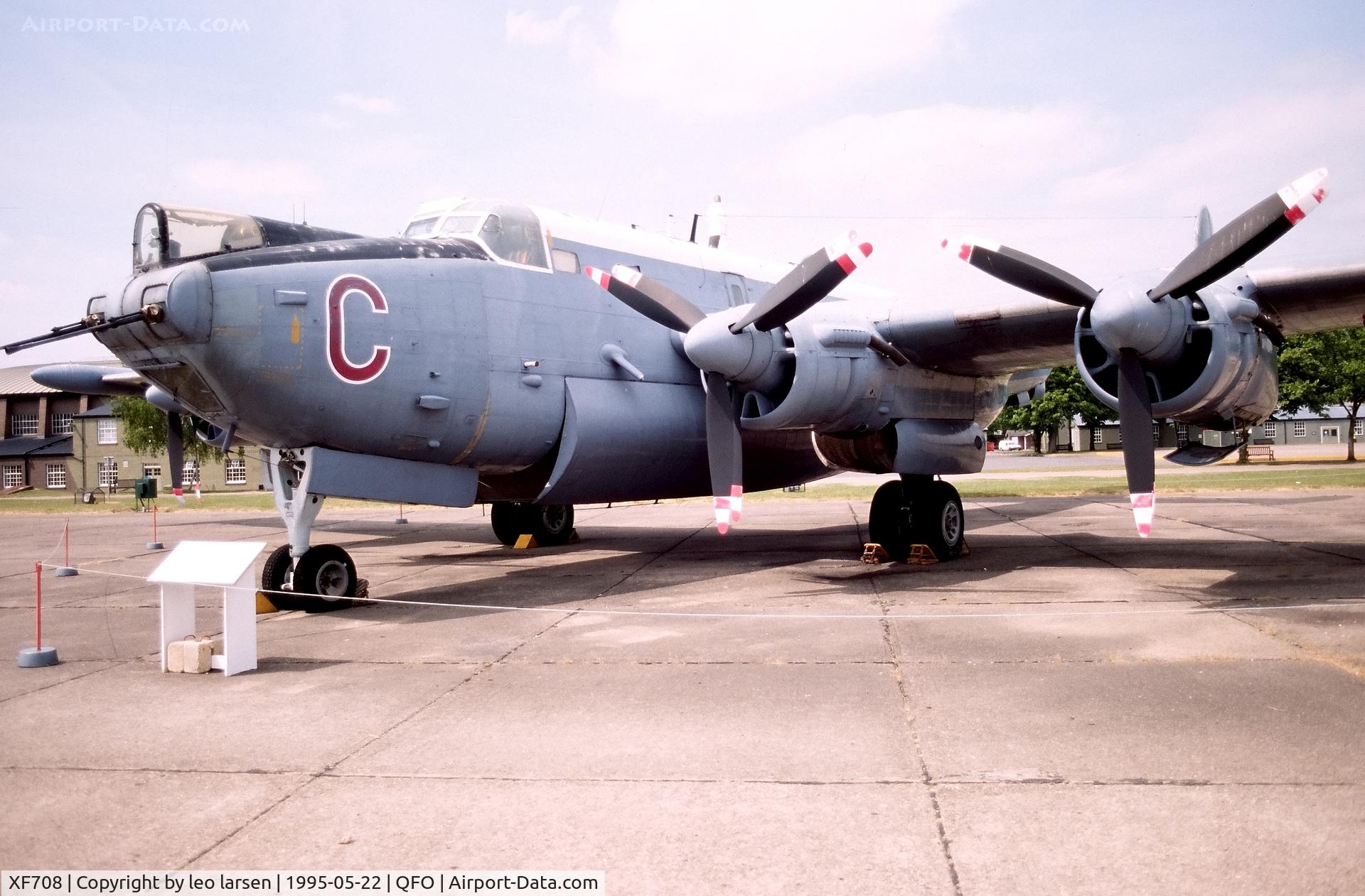 XF708, Avro 716 Shackleton MR.3/3 C/N Not found XF708, Duxford 22.5.1995