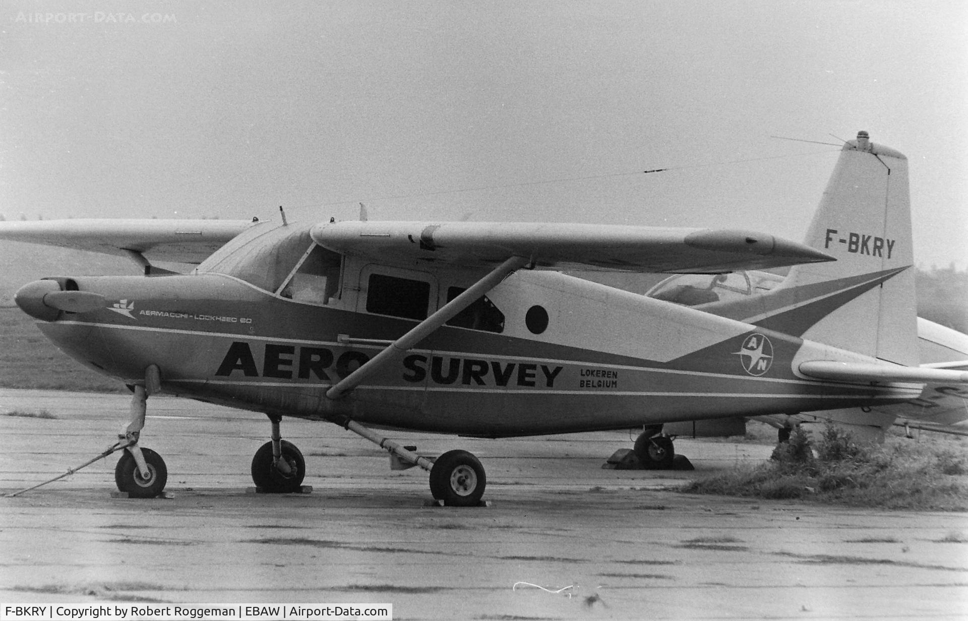 F-BKRY, 1963 Aermacchi AL-60B-2 Santa Maria C/N 34-6214, MID 1960's.AERO SURVEY.