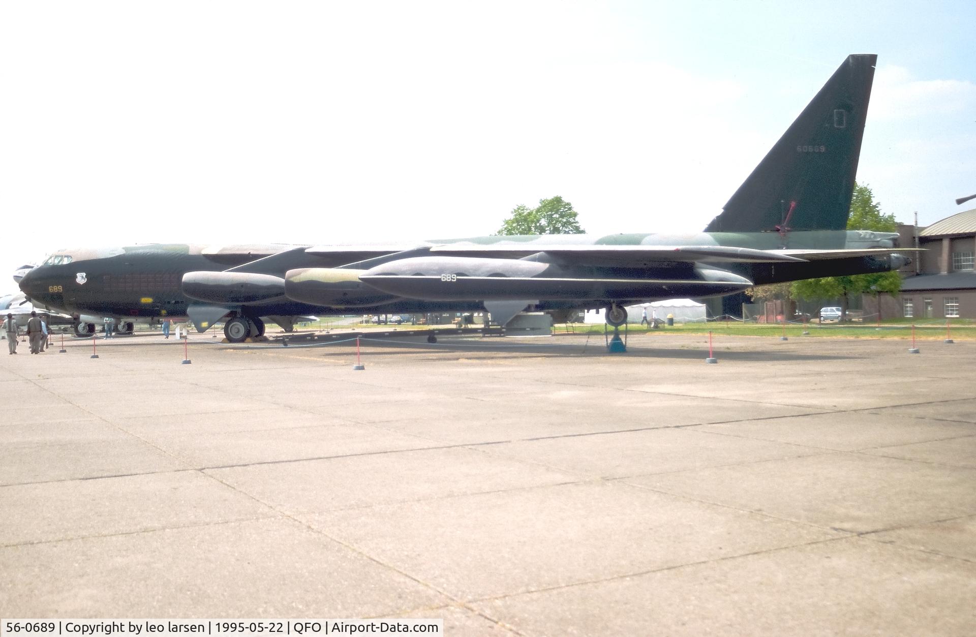 56-0689, 1956 Boeing B-52D Stratofortress C/N 464060, Duxford 22.5.1995