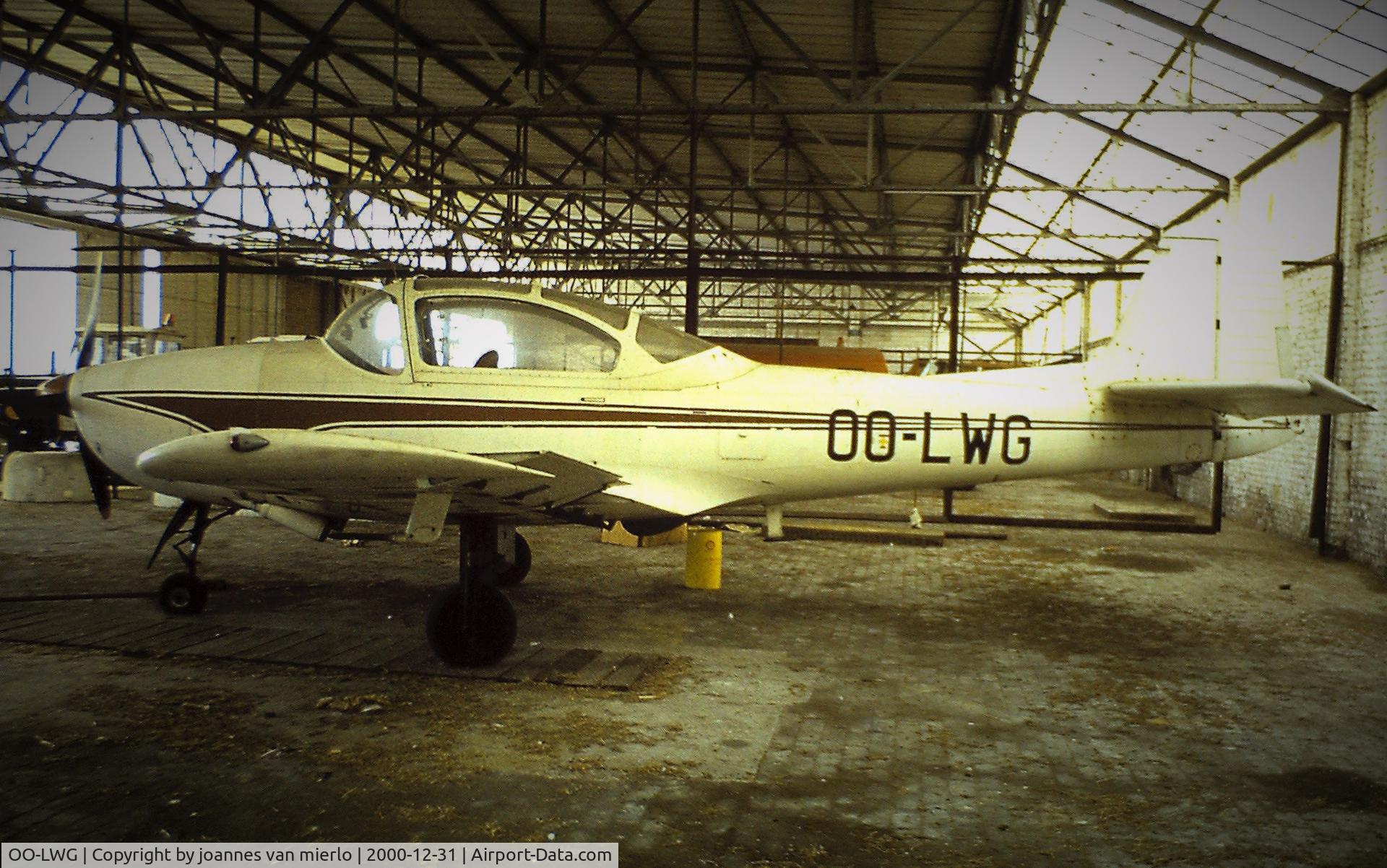OO-LWG, 1958 Focke-Wulf FWP-149D C/N 050, Scan from slide