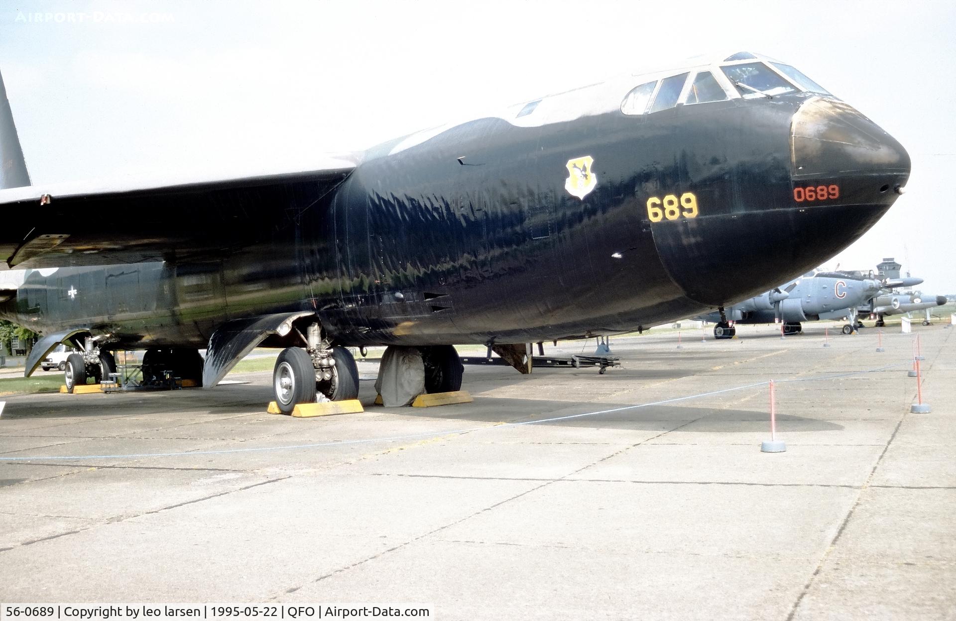 56-0689, 1956 Boeing B-52D Stratofortress C/N 464060, Duxford 22.5.1995