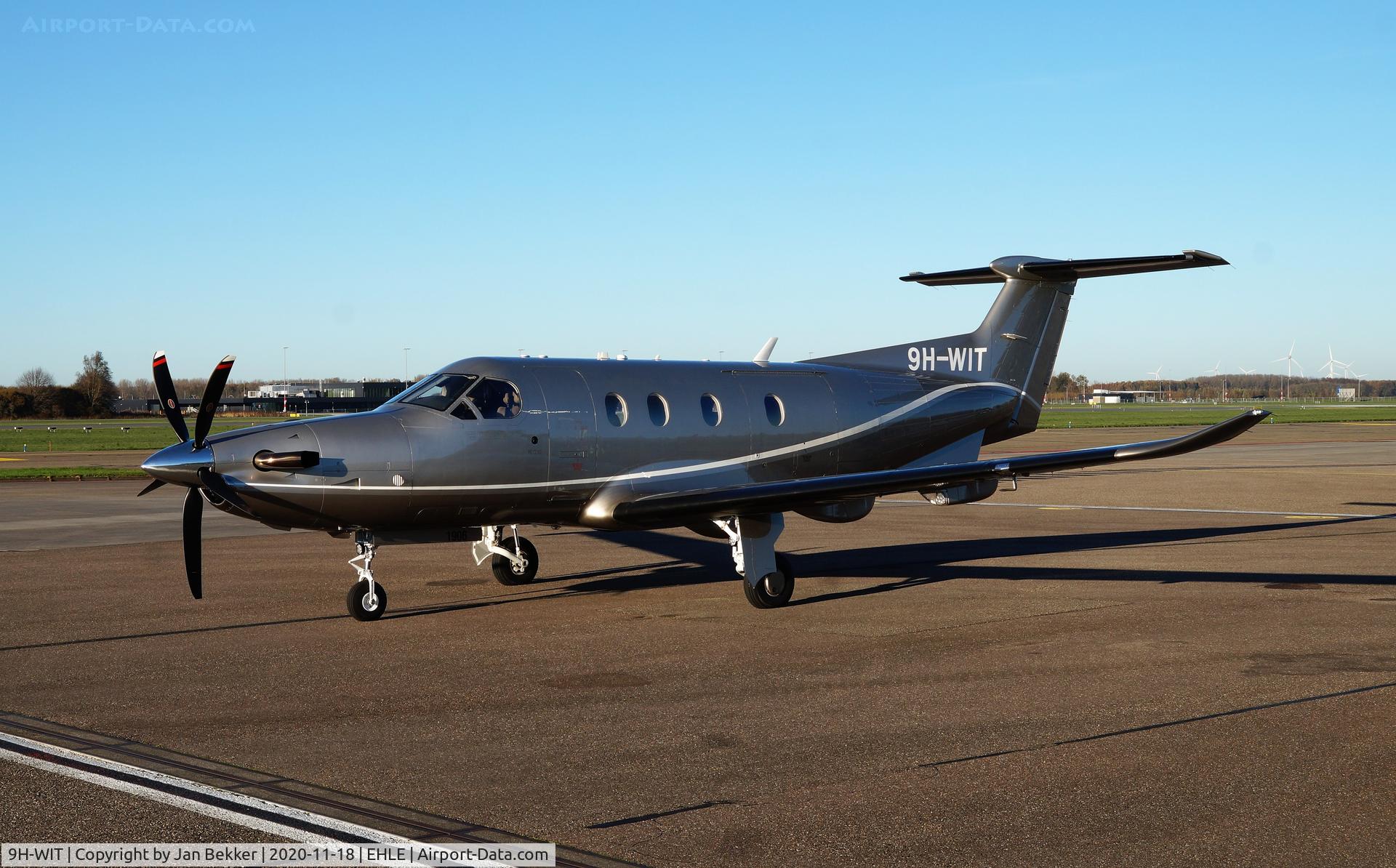 9H-WIT, 2019 Pilatus PC-12/47E C/N 1906, Lelystad Airport