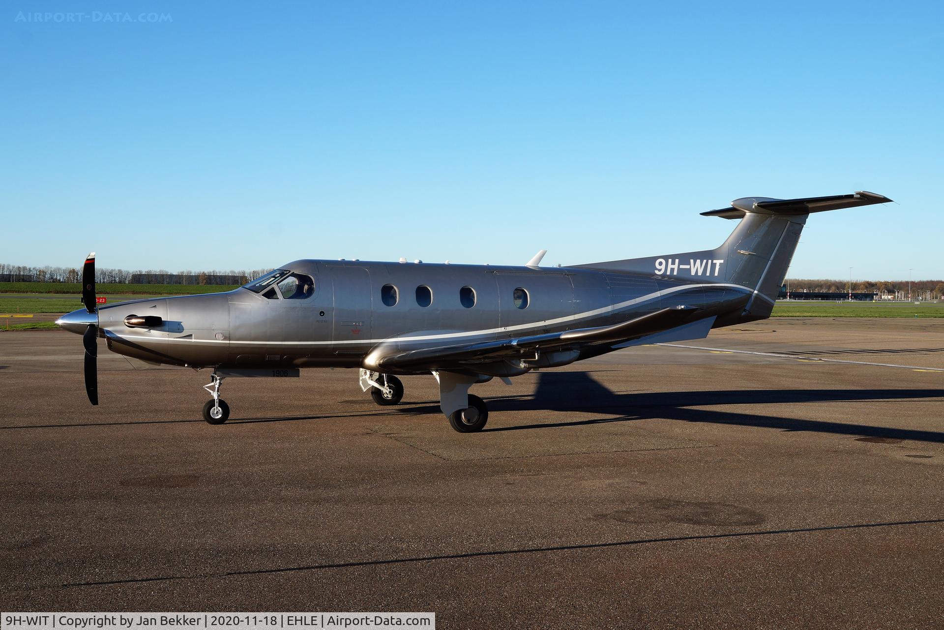 9H-WIT, 2019 Pilatus PC-12/47E C/N 1906, Lelystad Airport