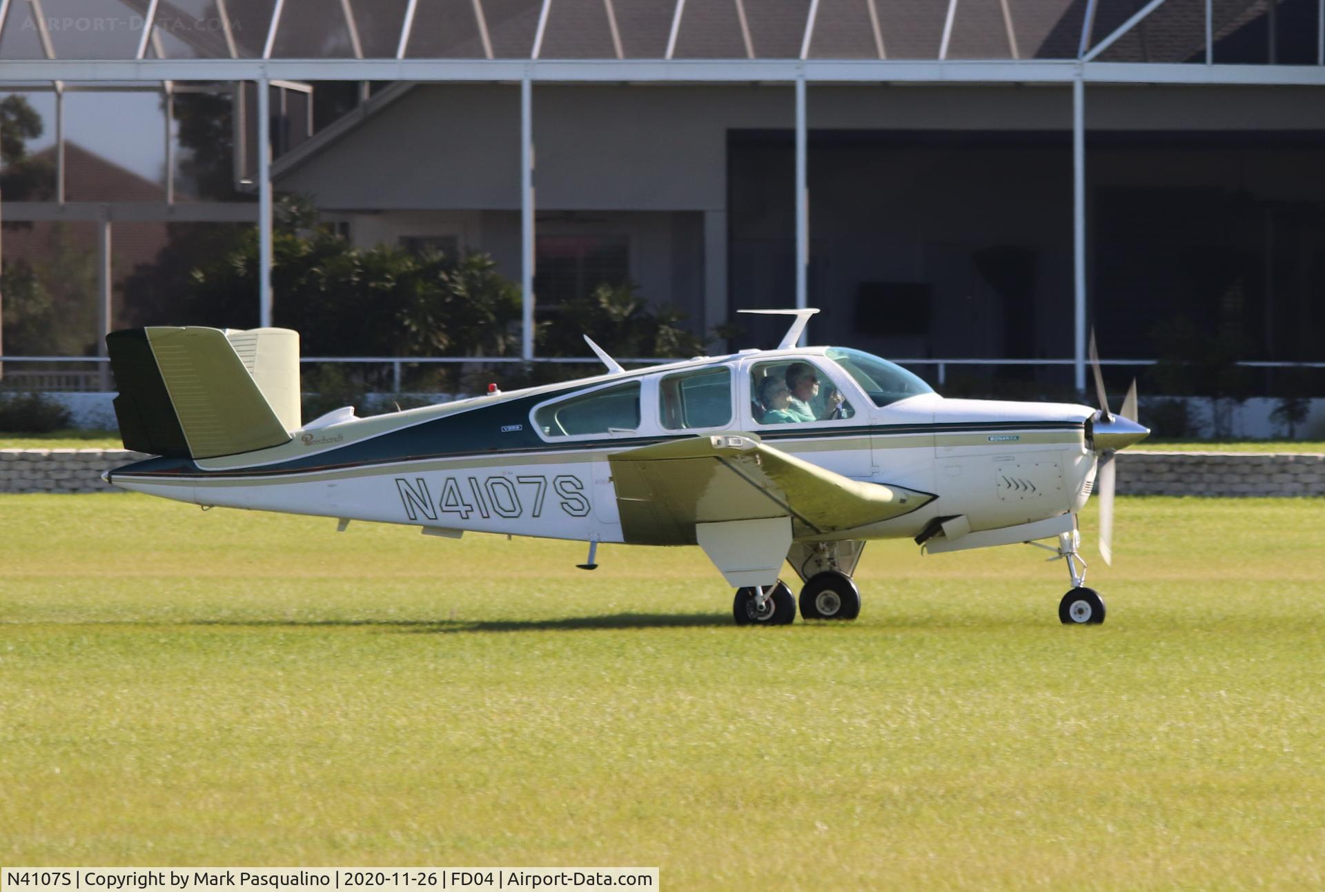 N4107S, 1975 Beech V35B Bonanza C/N D-9735, Beech V35B