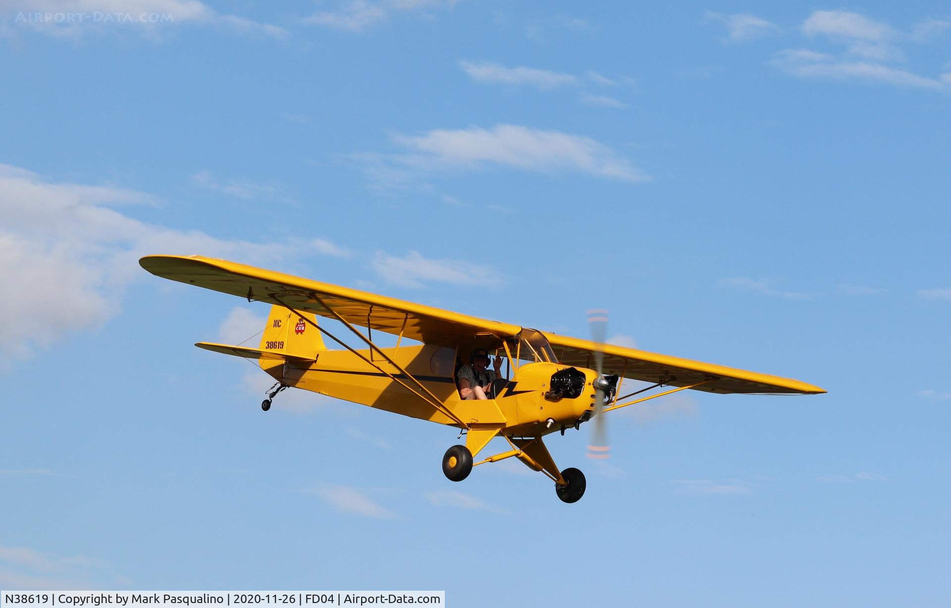 N38619, 1941 Piper J3C-65 Cub C/N 7160, Piper J3C-65