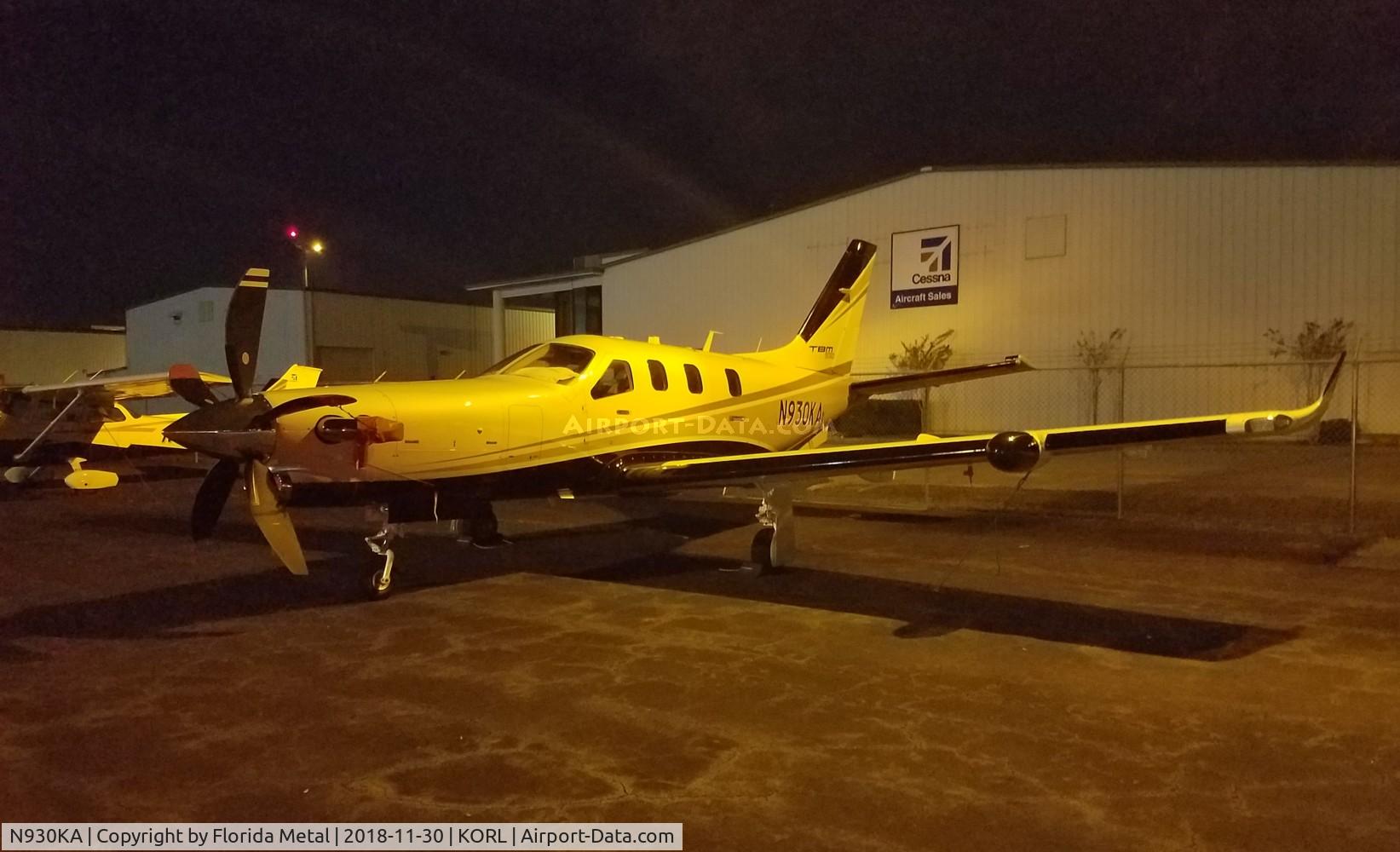 N930KA, 2016 Daher TBM-930 C/N 1135, ORL spotting 2018